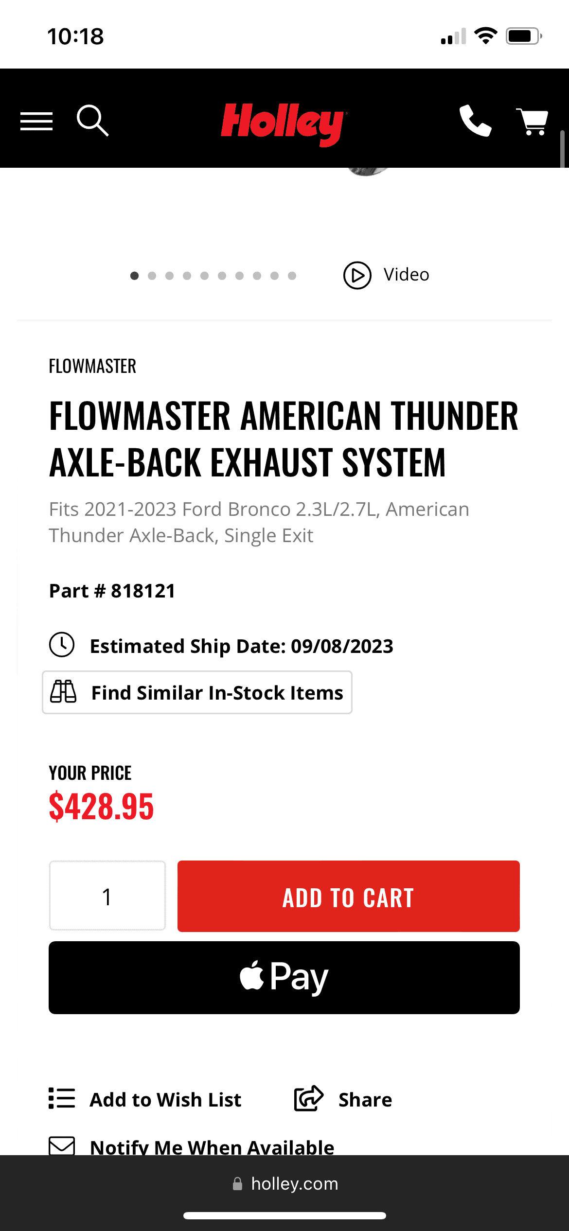 Ford Bronco Flowmaster American Thunder - 200$ IMG_4932