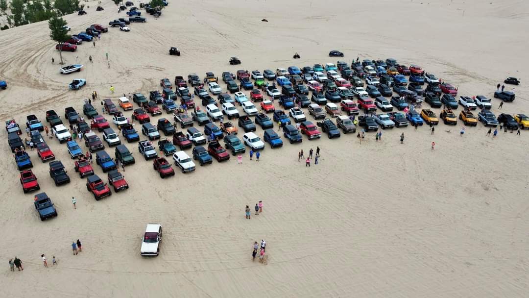 Ford Bronco Silver Lake Sand Dunes Bronco Takeover 2023 FB_IMG_1691392110509