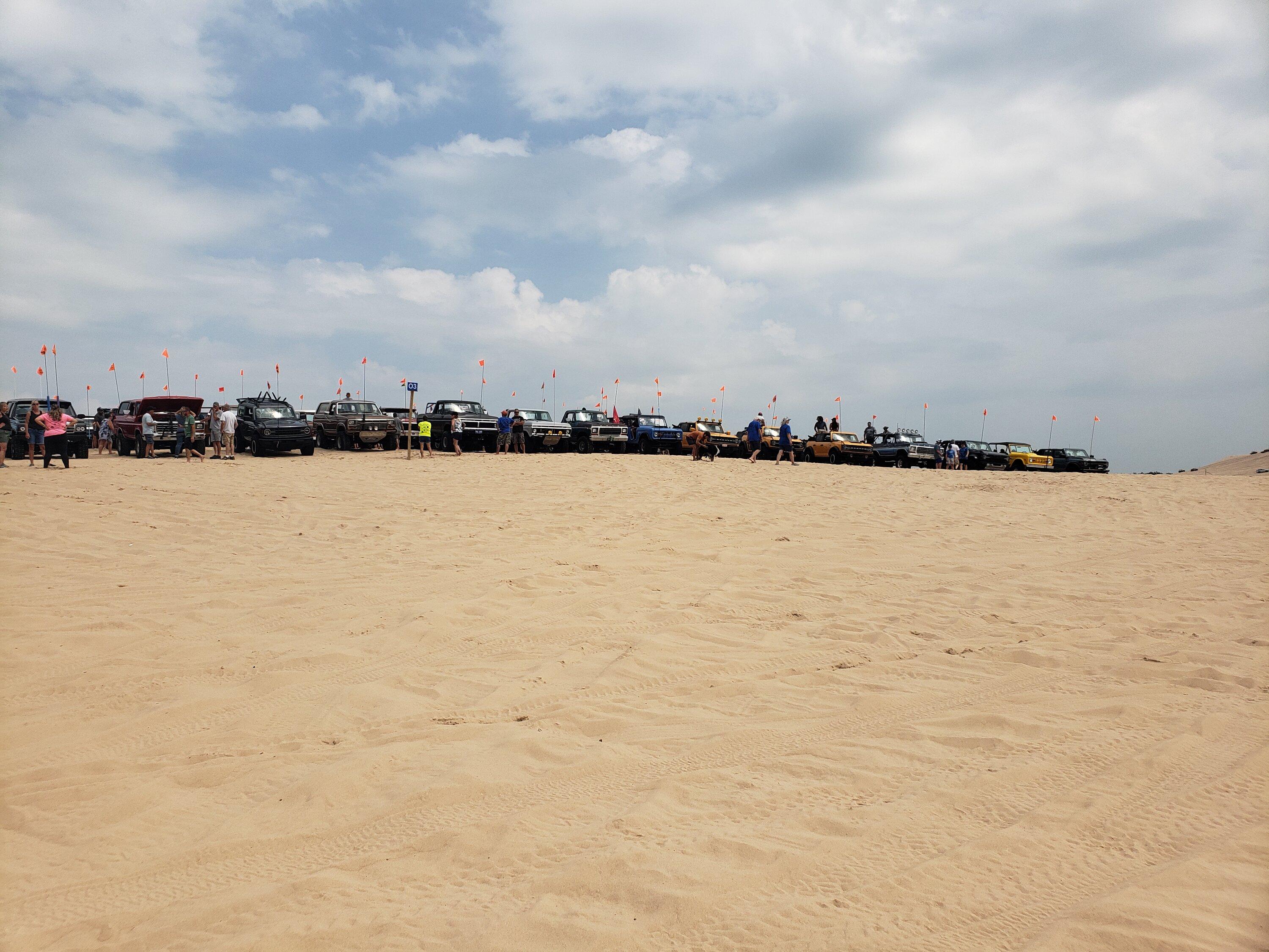 Ford Bronco Silver Lake Sand Dunes Bronco Takeover 2023 20230805_141651