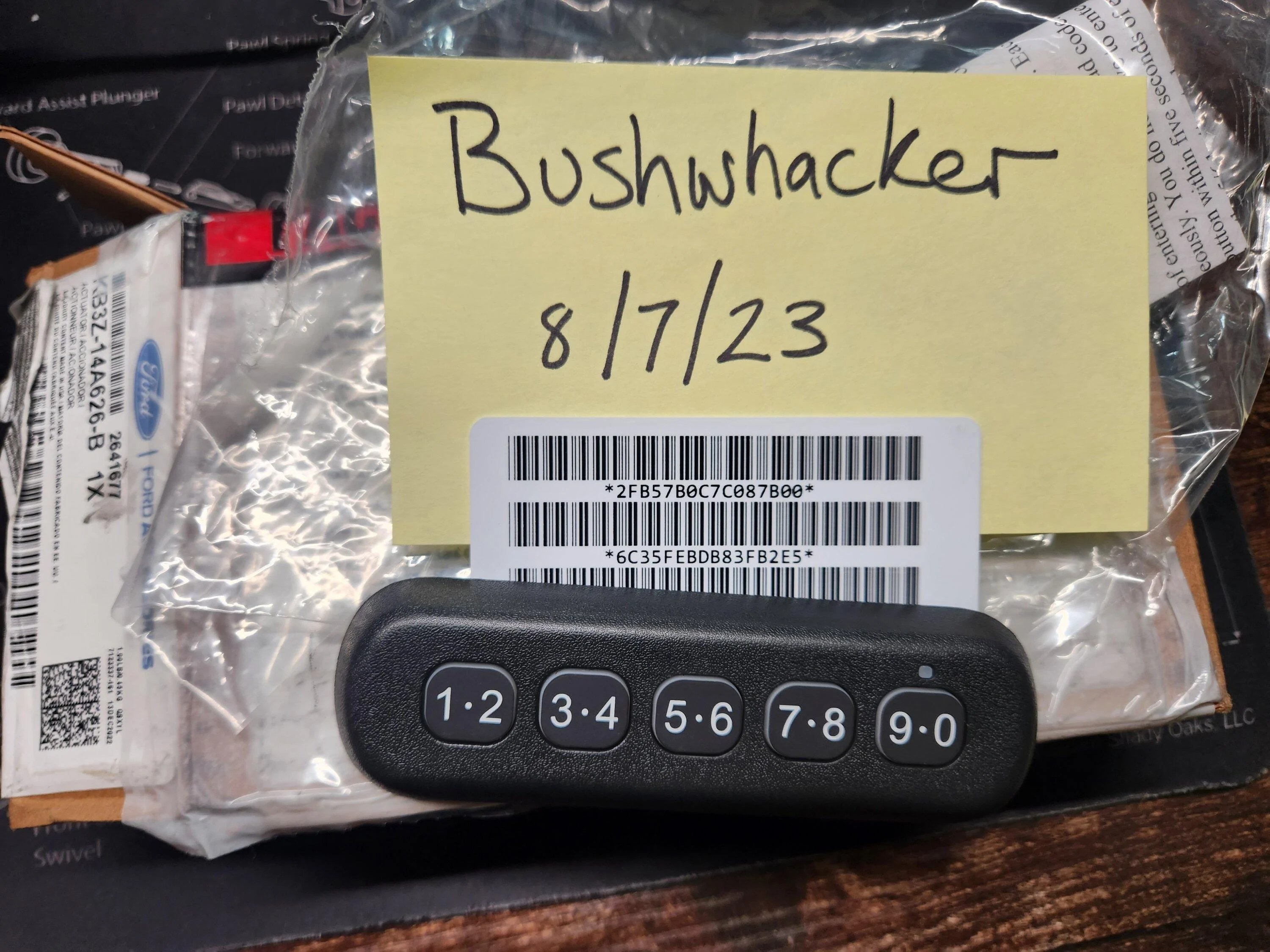 Ford Bronco Brand New uninstalled FORD Keyless Keypad 20230807_100841