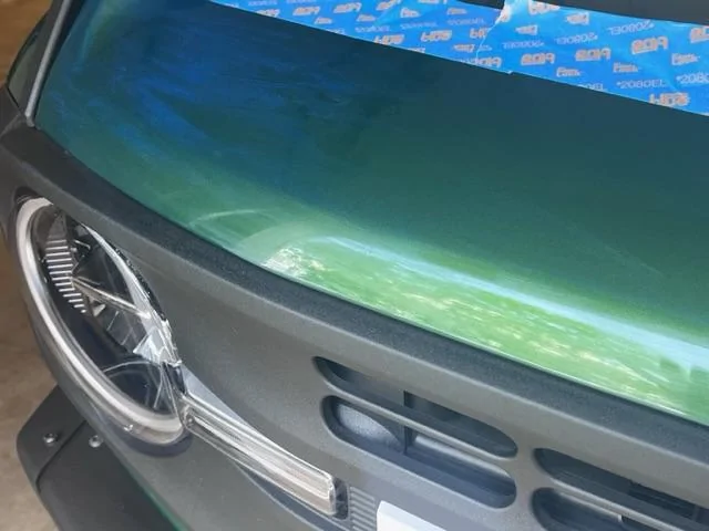 Ford Bronco Anyone installed the Weathertech hood protector? IMG_4386