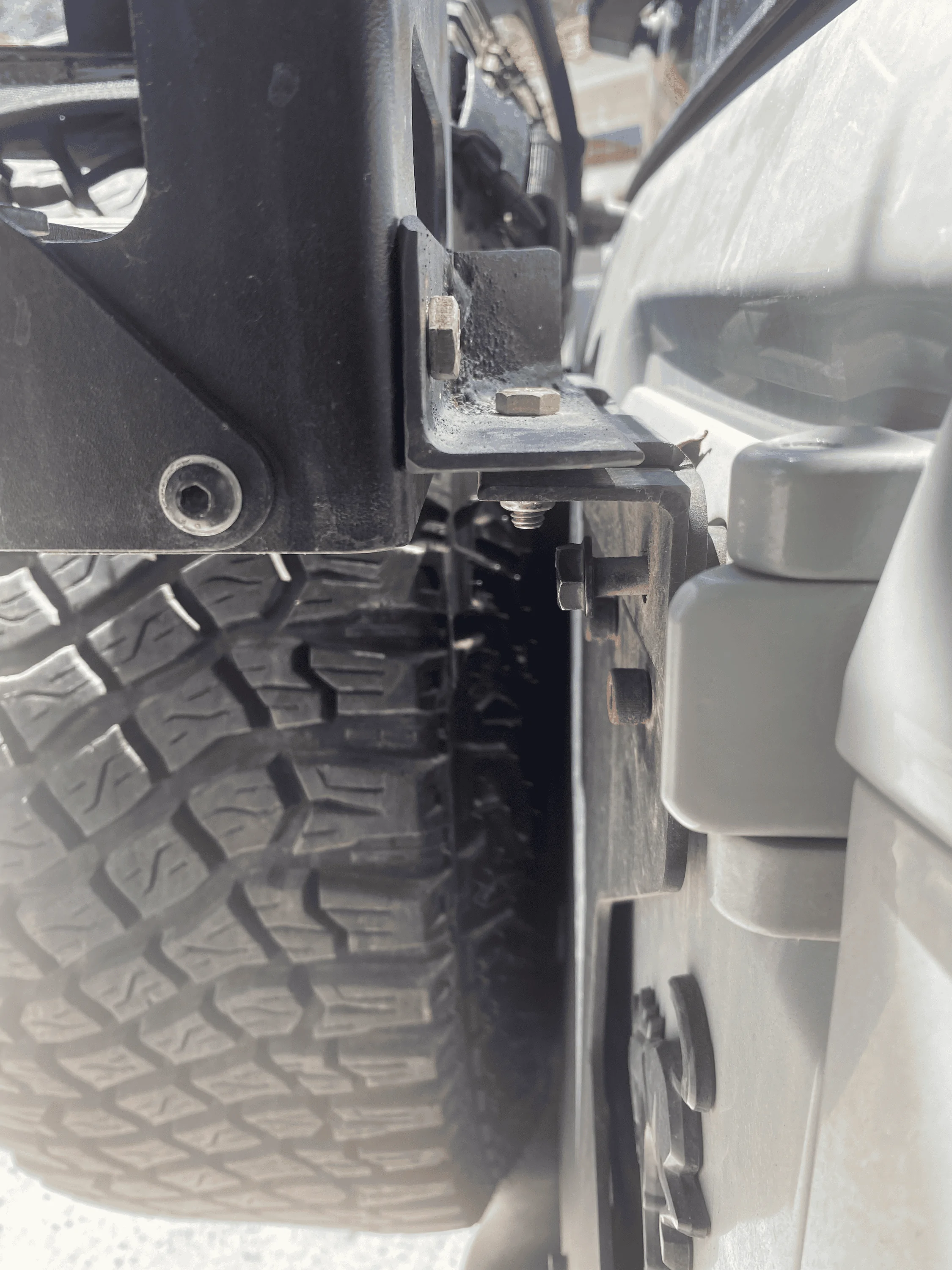 Ford Bronco Custom Propane Tank Mount IMG_2590