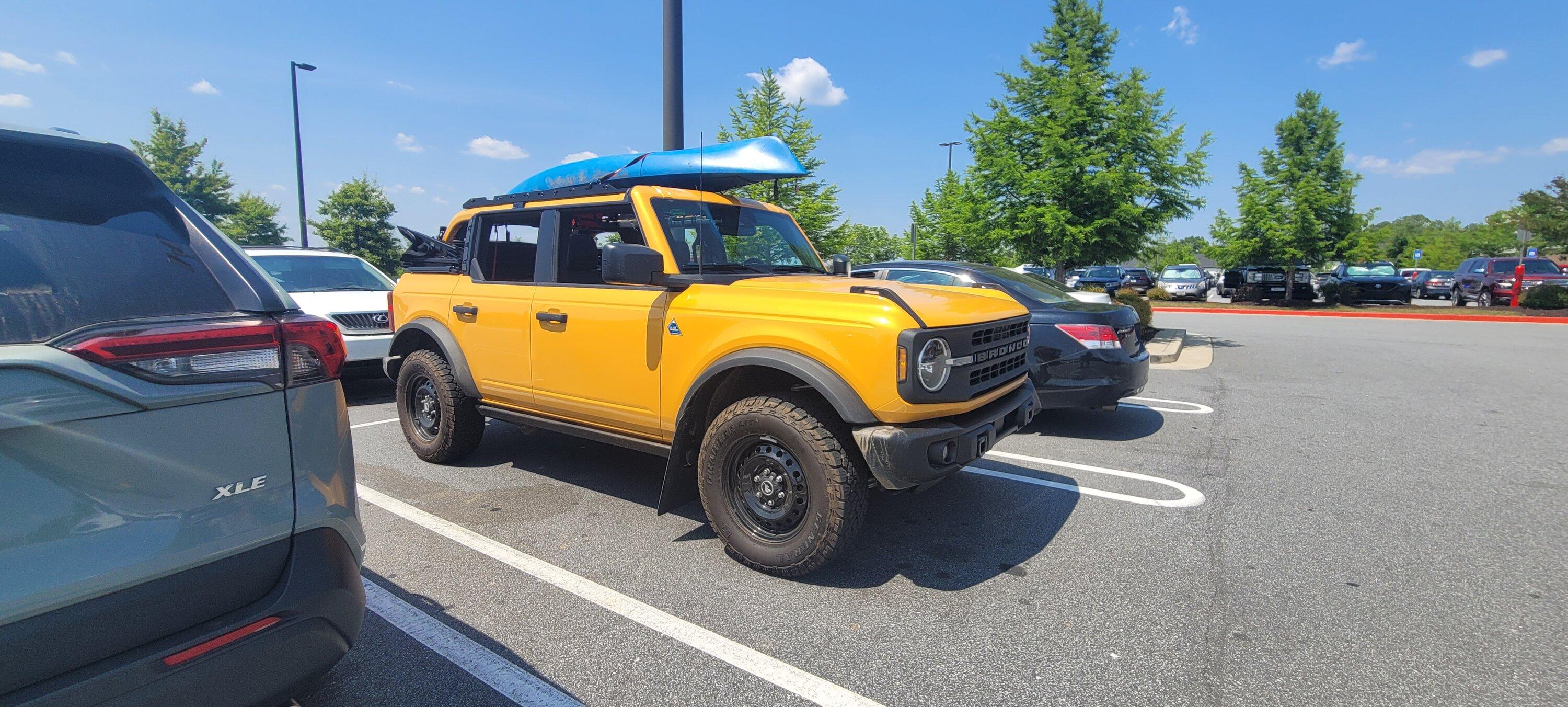 Ford Bronco Kayaks on Soft Top? 20230603_152205