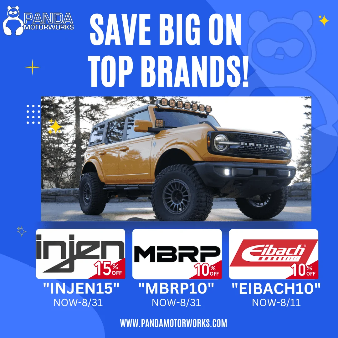 Ford Bronco Eibach Coilovers NOW AVAILABLE! BRONCO August sales
