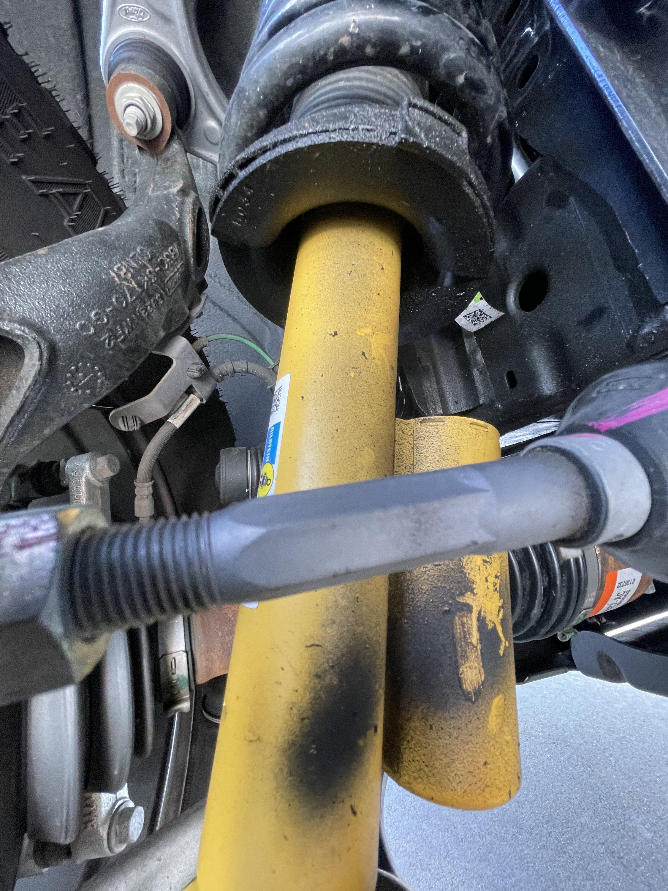 Ford Bronco Rear Shock leaking @ just under 42k miles IMG_2168