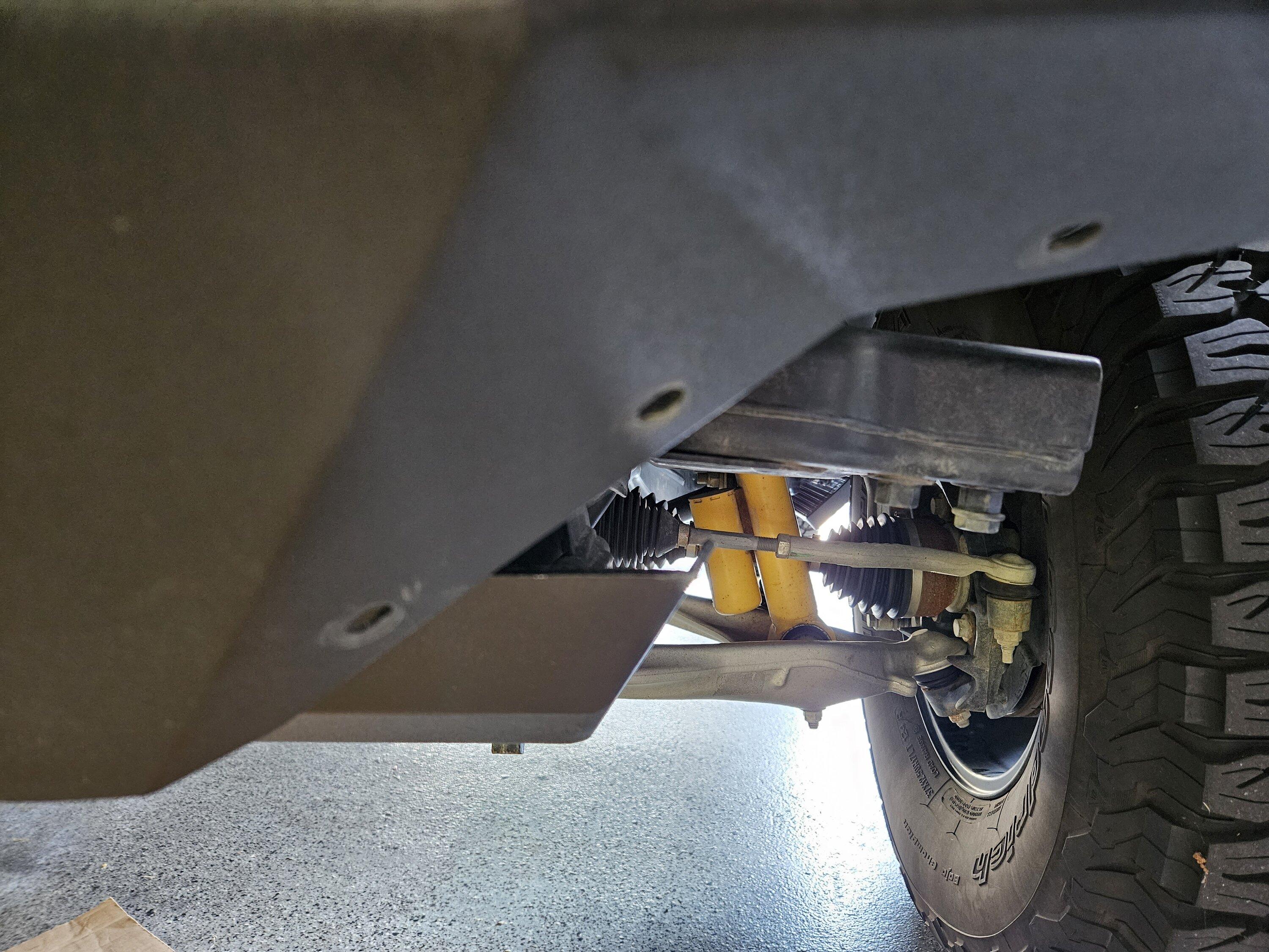 Ford Bronco HAVOC Steel Bender Front Bumper Installed 20230723_132555