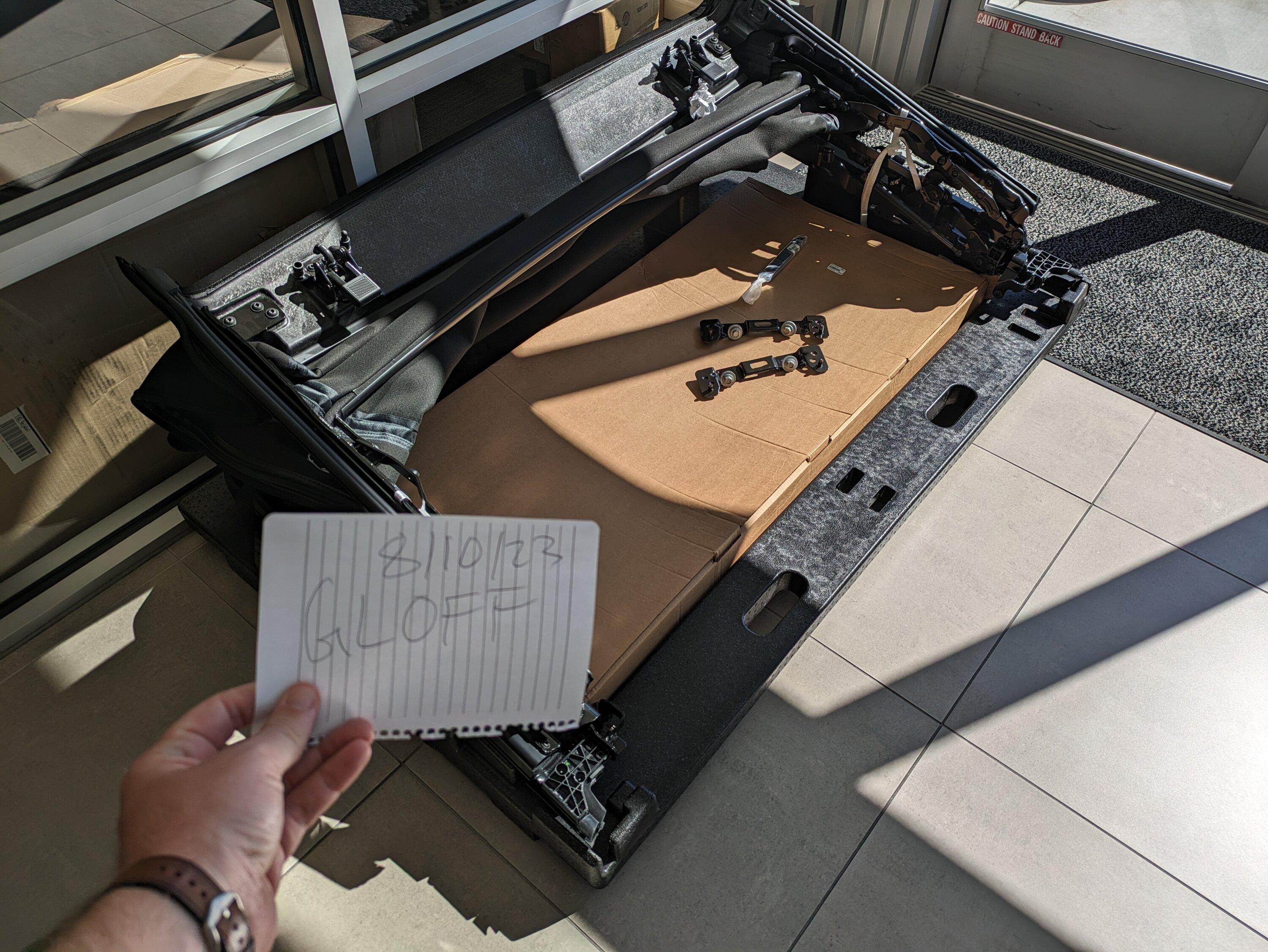 Ford Bronco Factory Soft Top with all hardware PXL_20230810_231901163