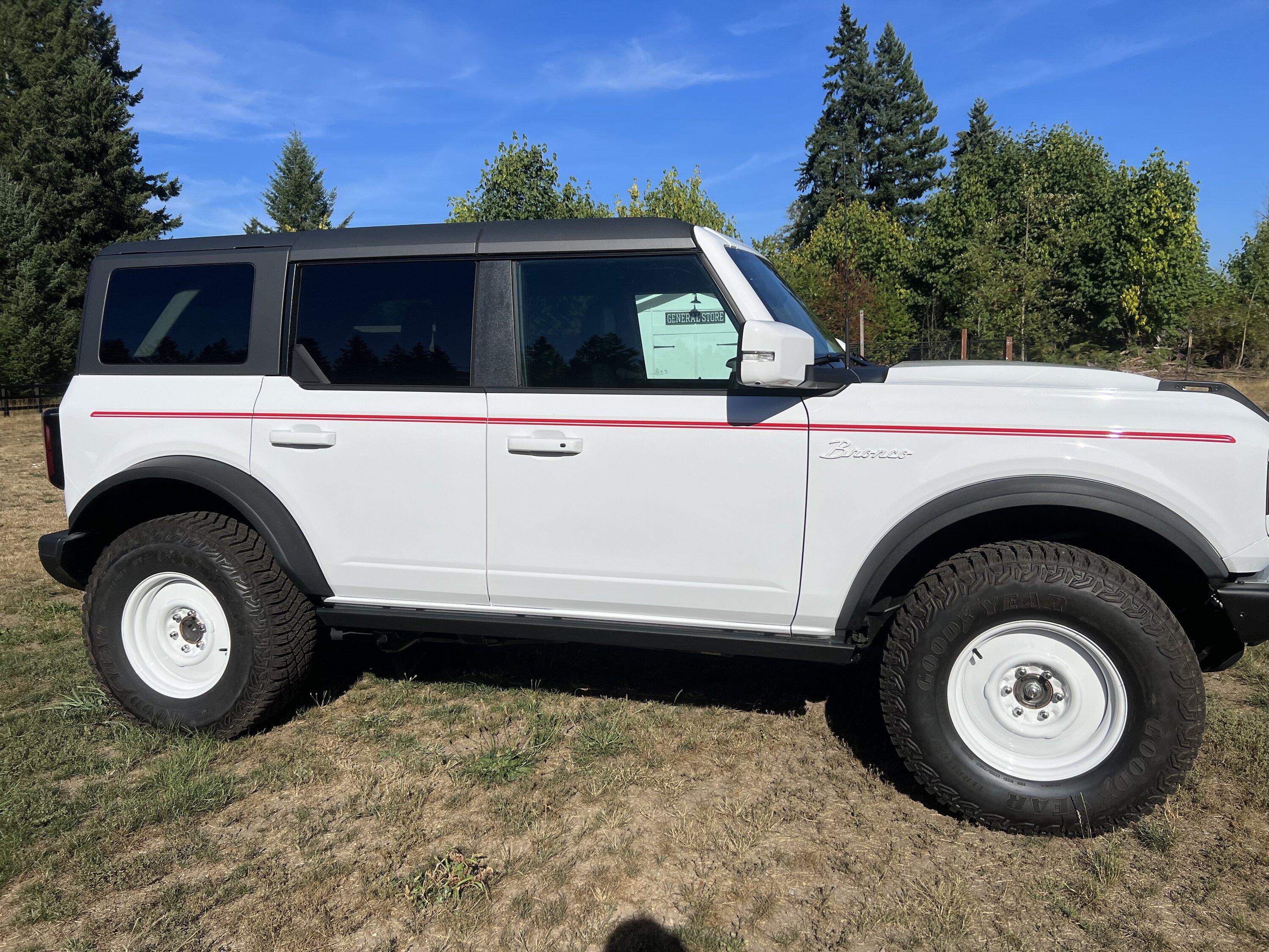 Ford Bronco Making my Bronco look more classic... waiting for 1968 Ford F-150 wheels to be done IMG-9307
