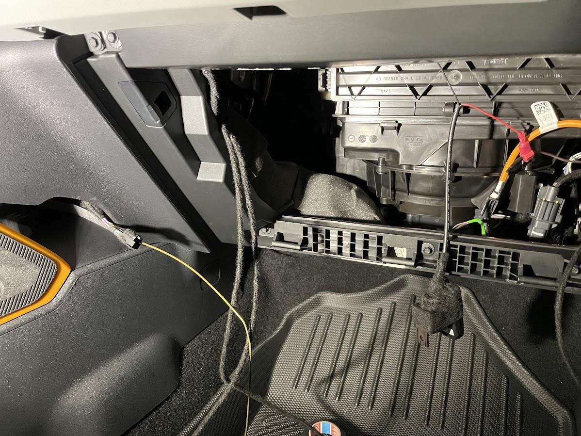 Ford Bronco Color changing ambient lighting using Ford OEM parts IMG_4613
