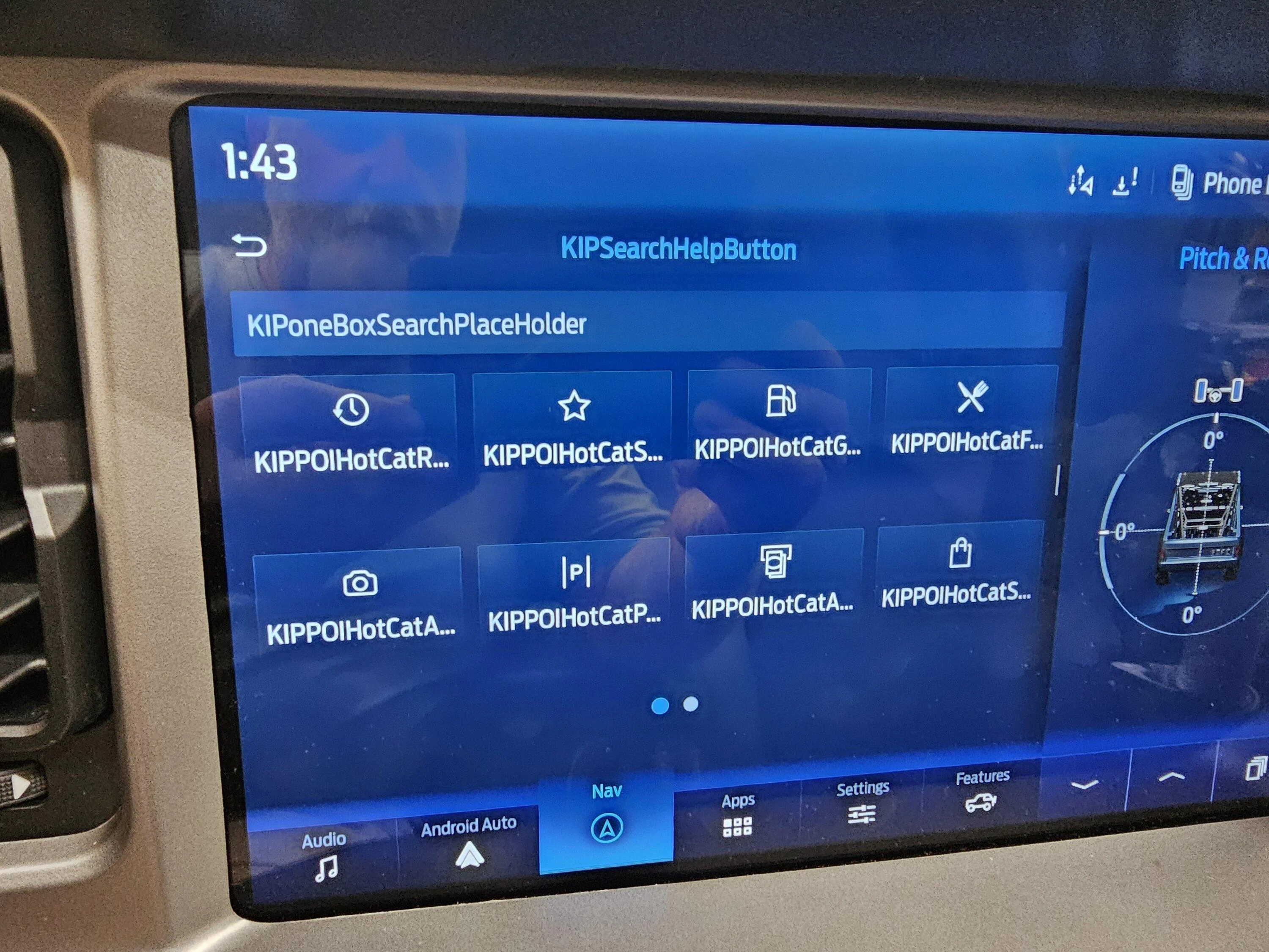 Ford Bronco Extra letters on Nav screen 20230813_134325