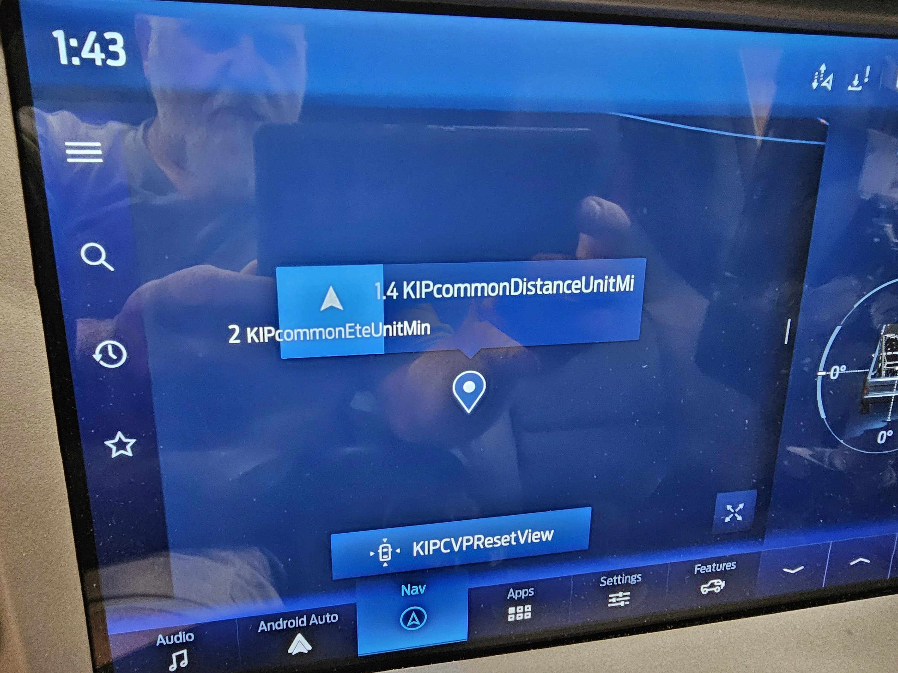 Ford Bronco Extra letters on Nav screen 20230813_134352