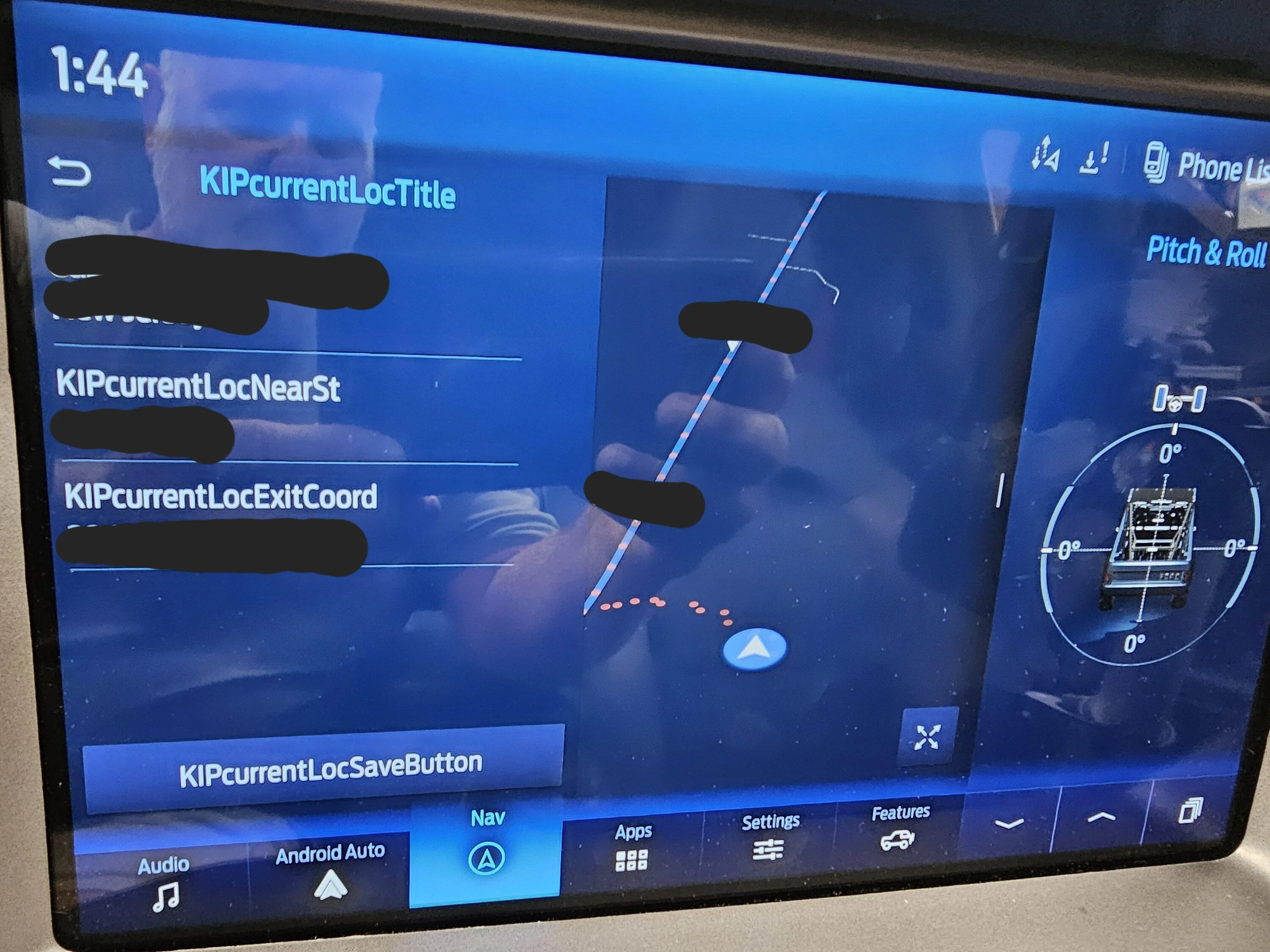 Ford Bronco Extra letters on Nav screen 20230813_134414