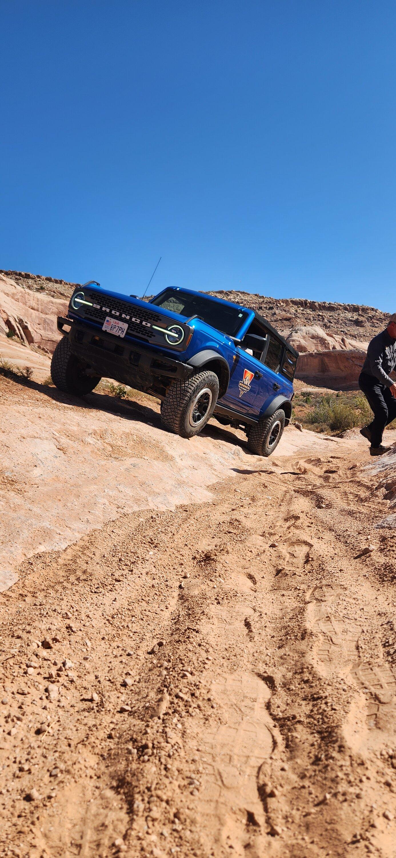 Ford Bronco Vermont "Surprise Bronco Reveal" goes to MOAB!!!! 20230807_094059