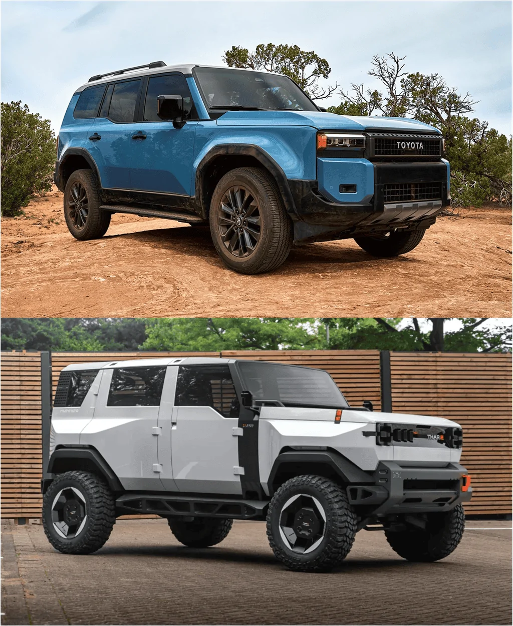 Ford Bronco Mahindra Thar.e Concept 1692278168686