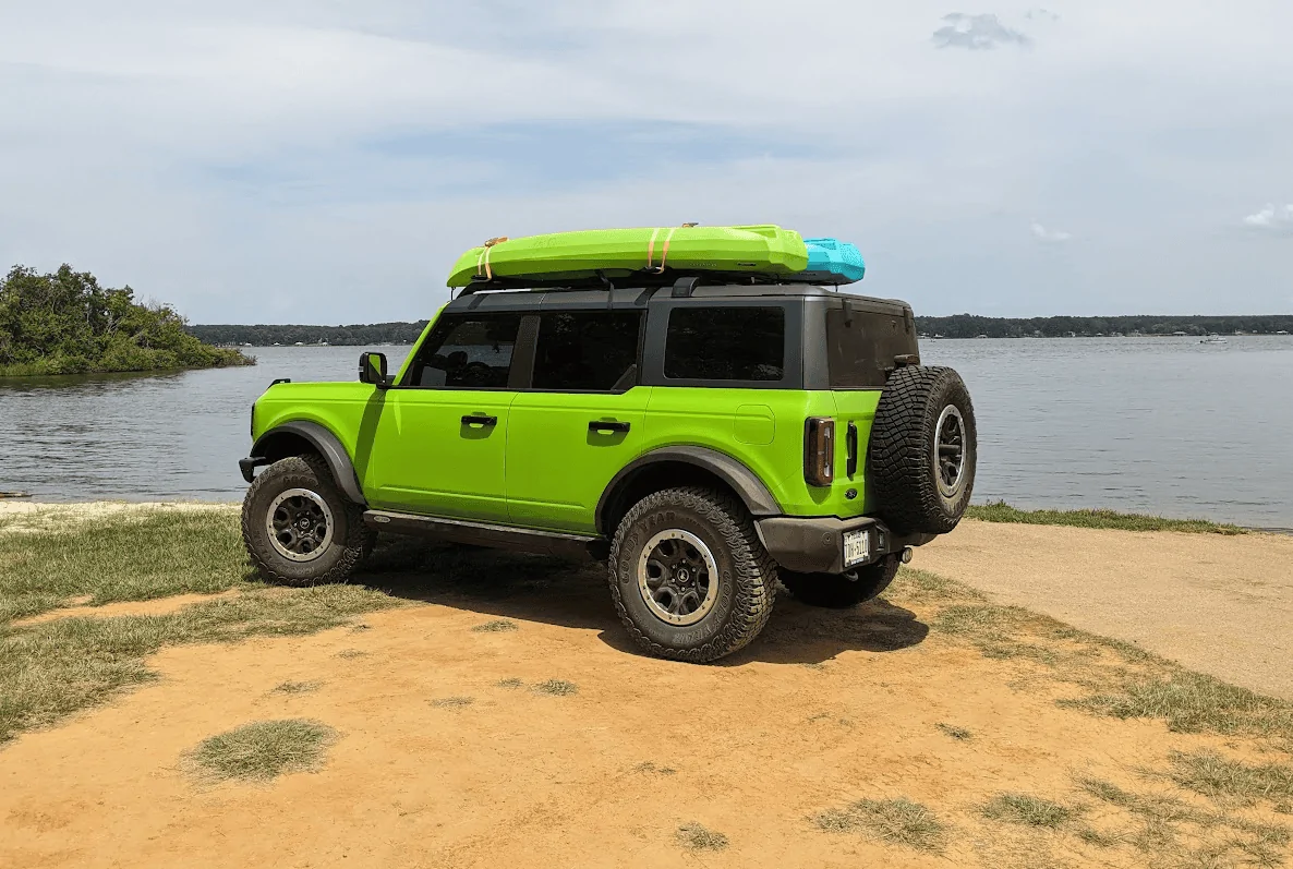 Ford Bronco Sasquatch vs not, for "soccer mom use" 1692285020831