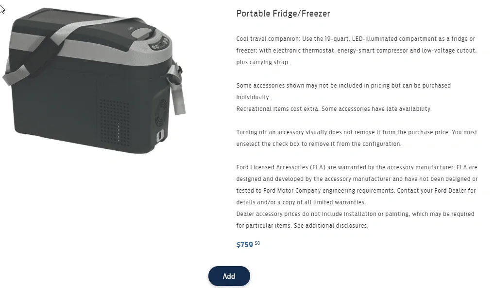 Ford Bronco Important In-Vehicle Refrigerator Questions Bronco Fridg