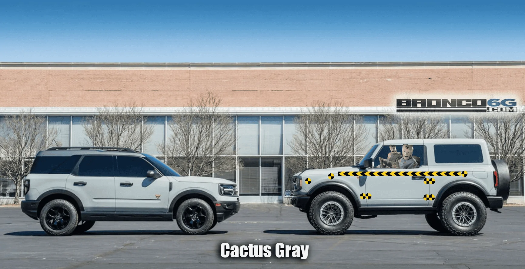 Ford Bronco Cactus Gray vs....Cactus Gray vinceandlarry