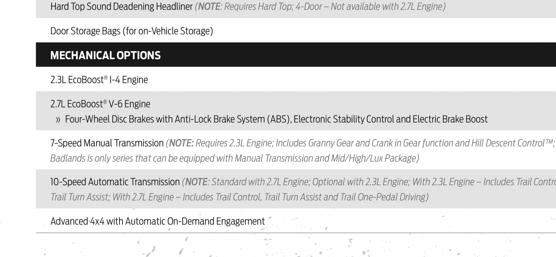 Ford Bronco Why does the mid package cost $8710 more with a manual? BA598AC4-0526-479C-BB93-2EEF0E4FC132
