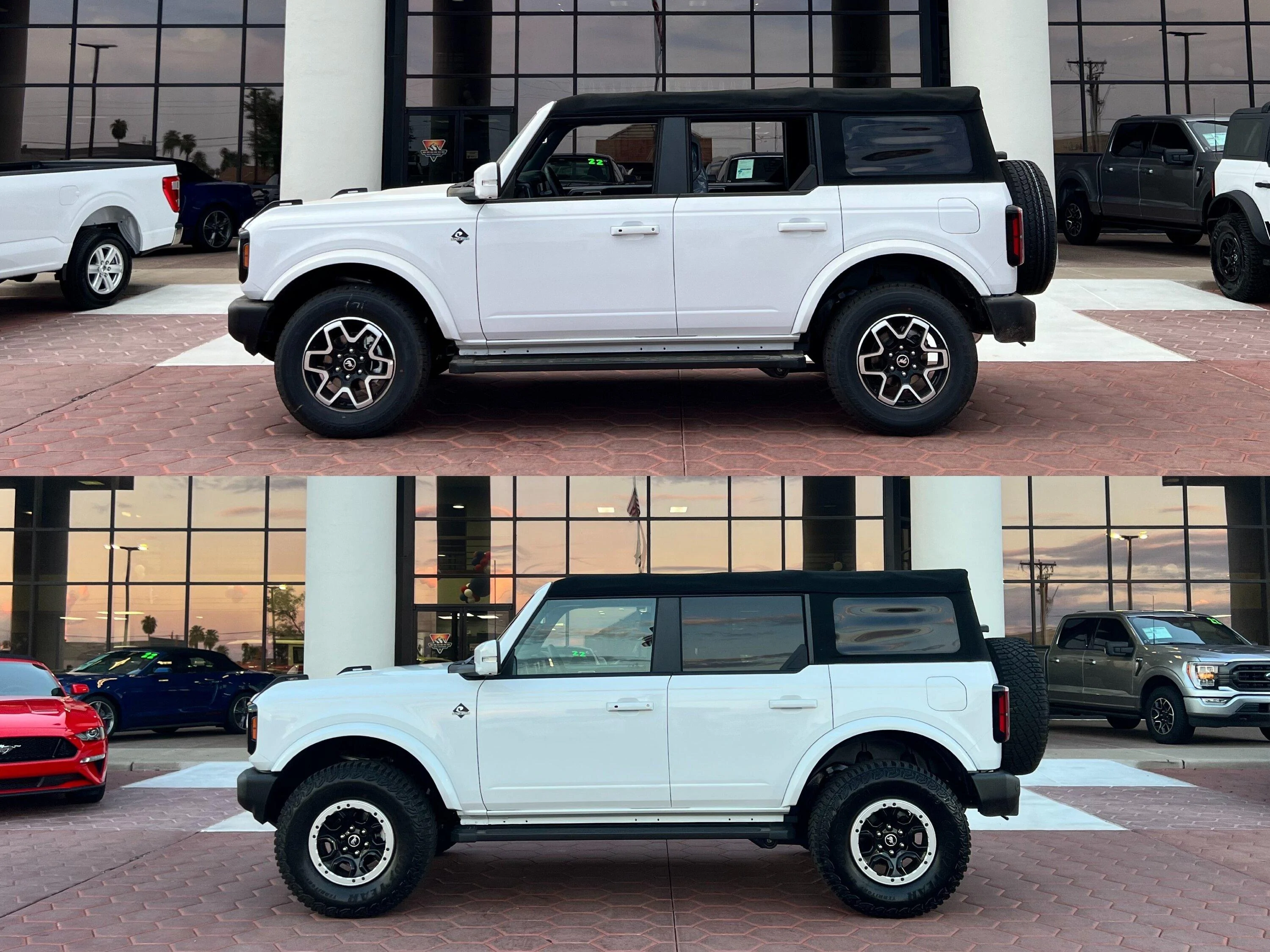 Ford Bronco Sasquatch vs not, for "soccer mom use" Bronco Outer Banks Before And After