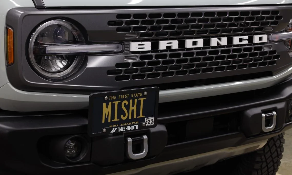 Ford Bronco Mishimoto Front License Plate Relocation Kits BR CAPABLE