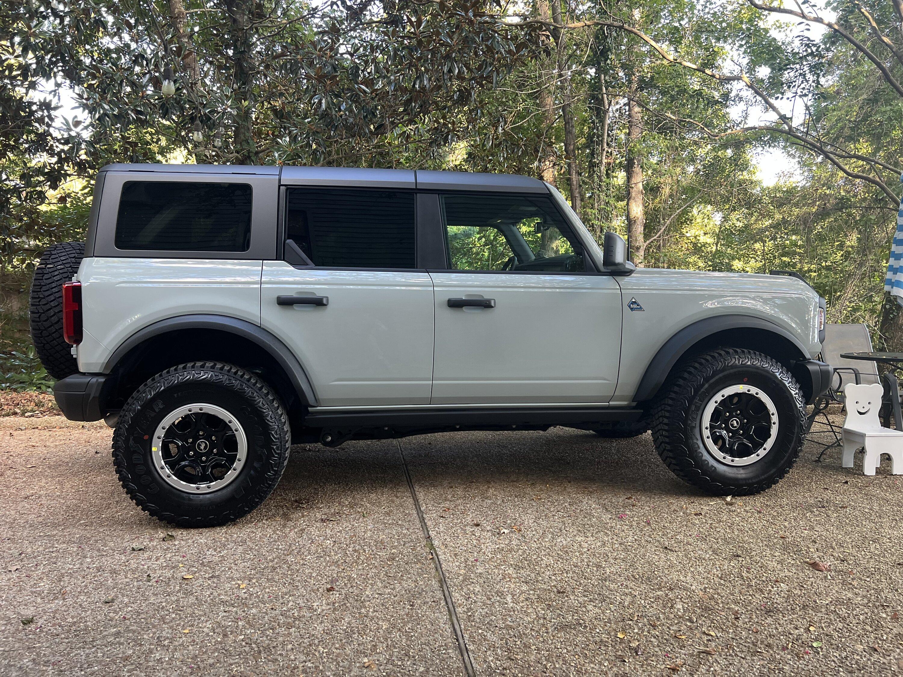 My Build - 2023 Cactus Gray Black Diamond - Sasquatch - Hardtop | Bronco6G  - 2021+ Ford Bronco & Bronco Raptor Forum, News, Blog & Owners Community
