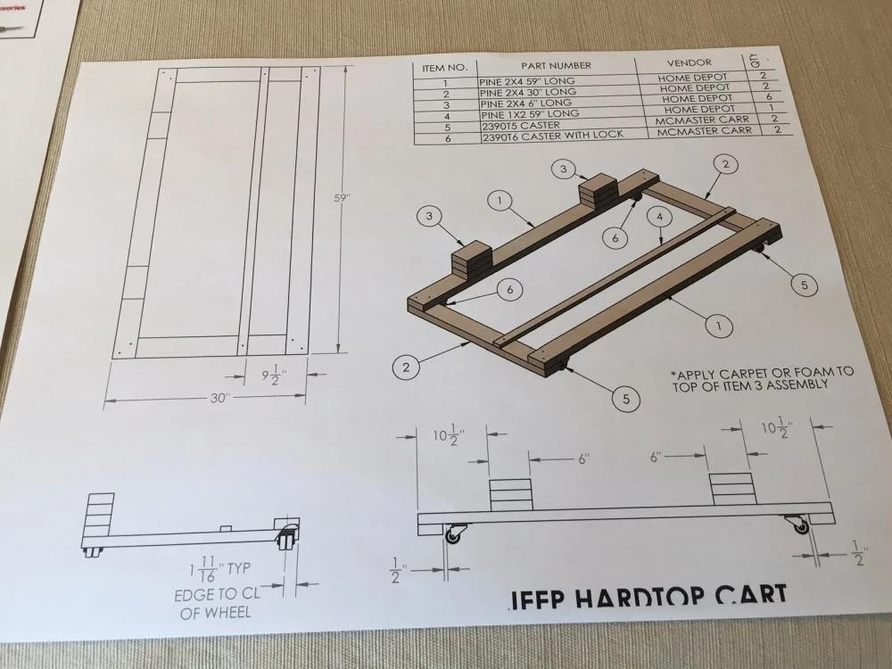 Ford Bronco Hard Top Storage Cart? cart1