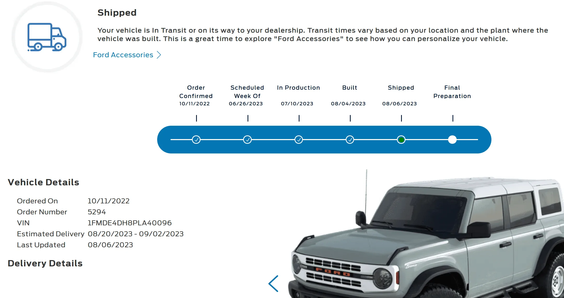 Ford Bronco HERITAGE EDITION Bronco Club Screenshot 2023-08-19 125345