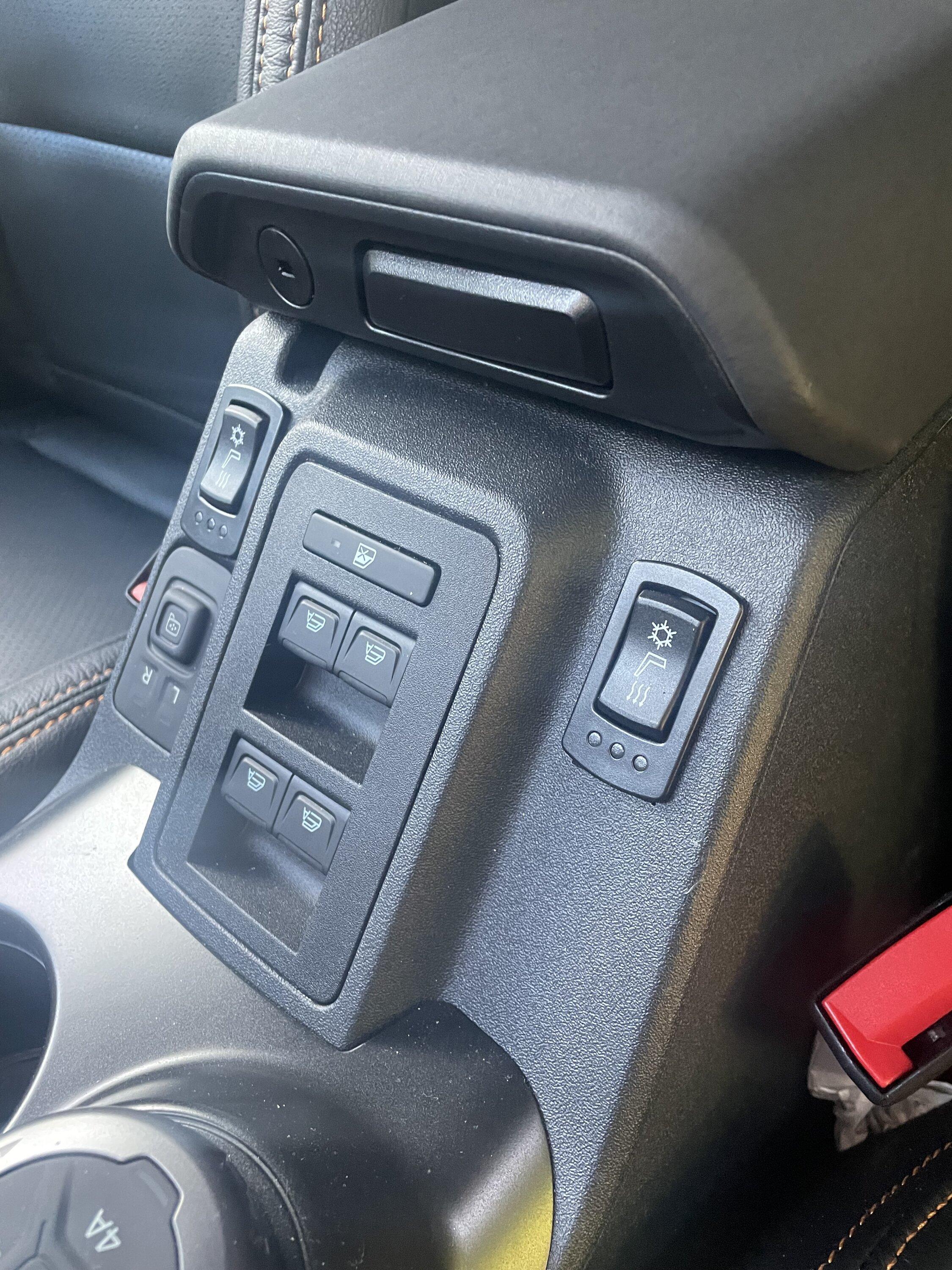 Ford Bronco New Katzkin Leather Interior Installed IMG_3046