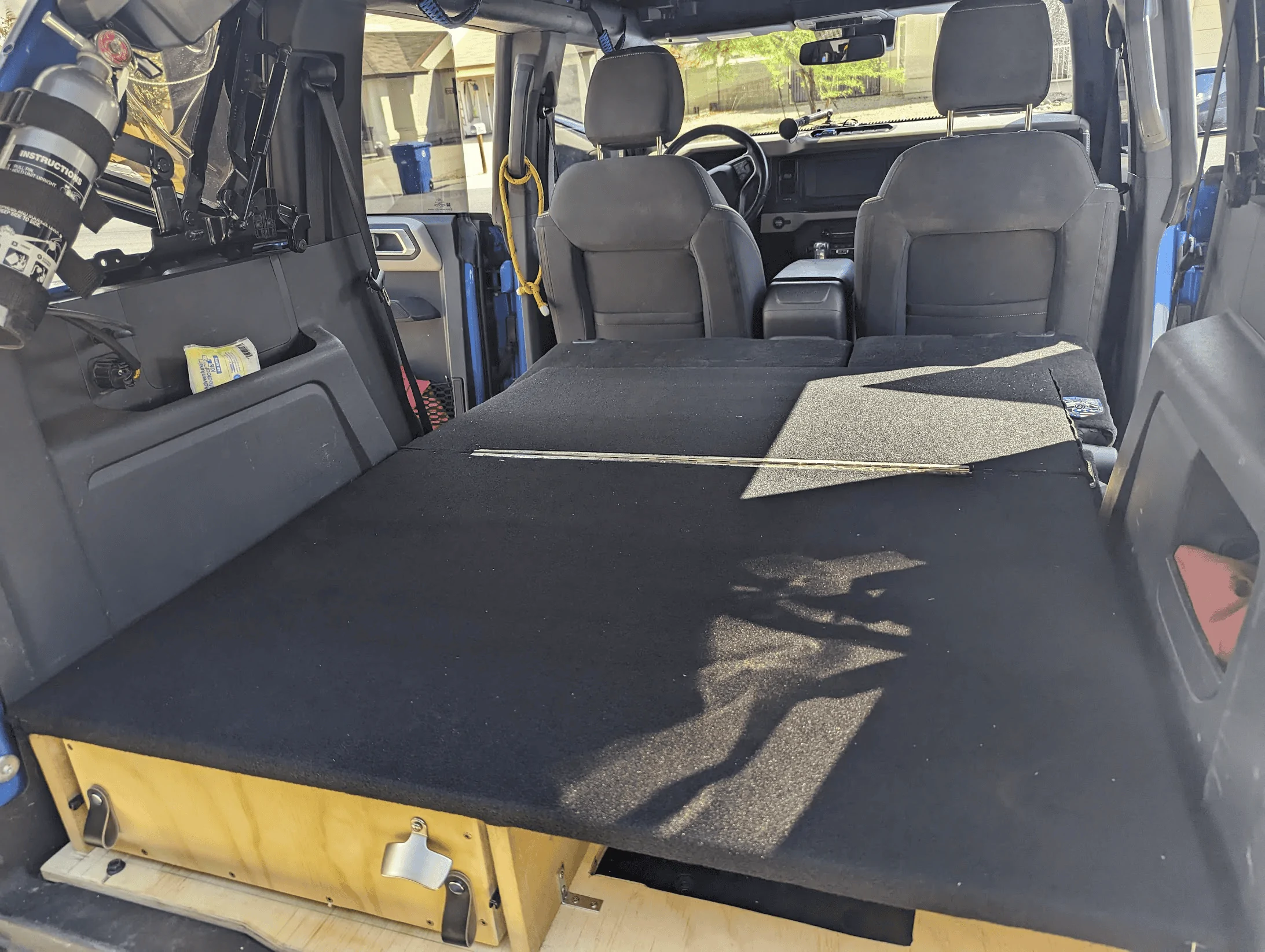 Ford Bronco Air Mattress Leveling Solution 1692653582522