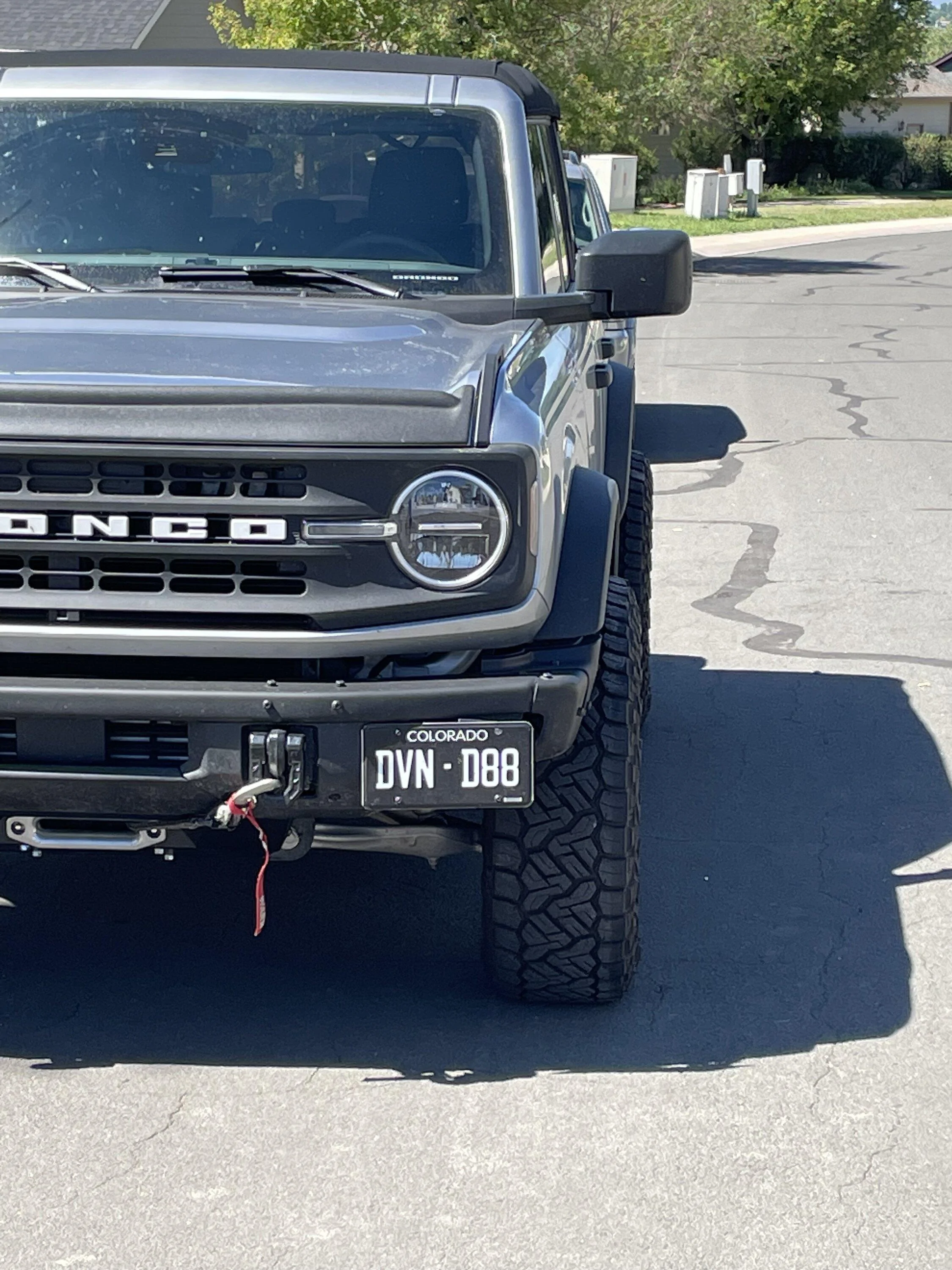 Ford Bronco Wheel spacers on badlands Sasquatch IMG_6767