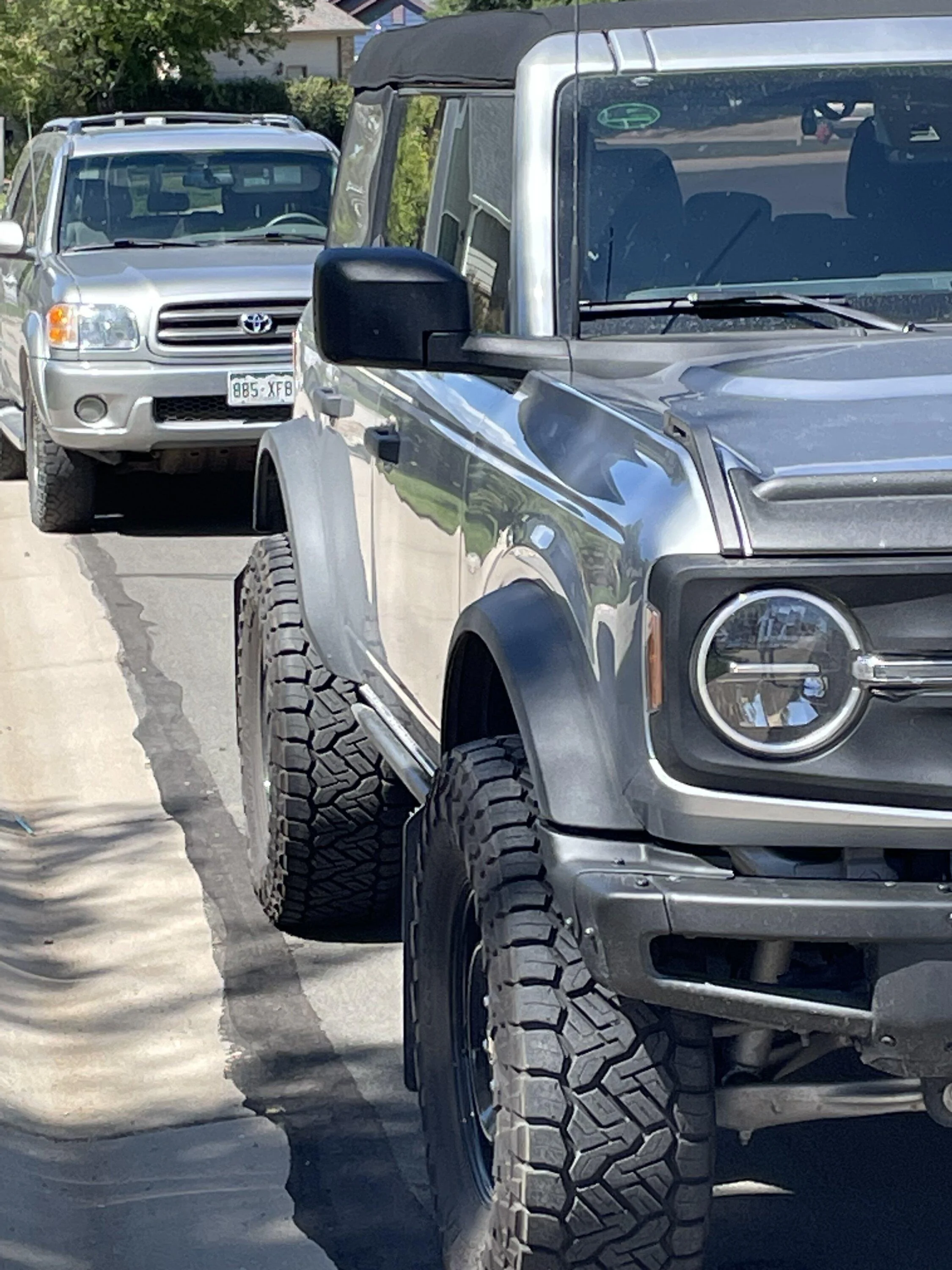 Ford Bronco Wheel spacers on badlands Sasquatch IMG_6768