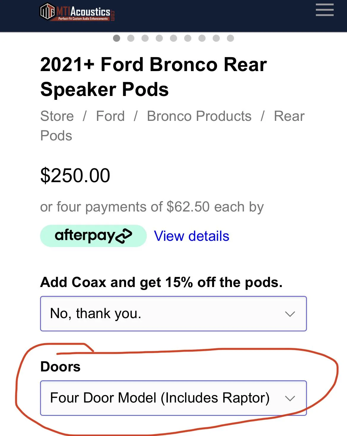Ford Bronco Raptor Audio Upgrade Q IMG_0944
