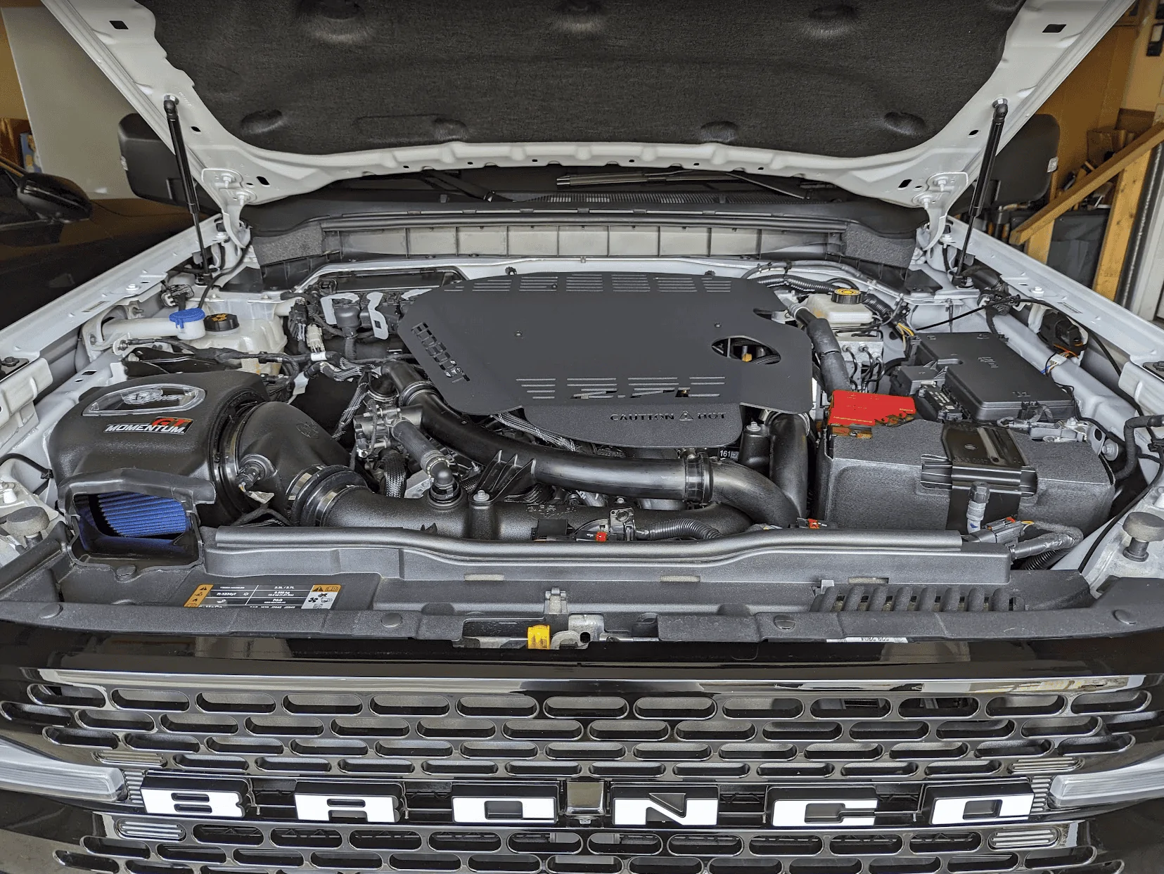 Ford Bronco Anyone install afe intake on 2.7 1692815431505