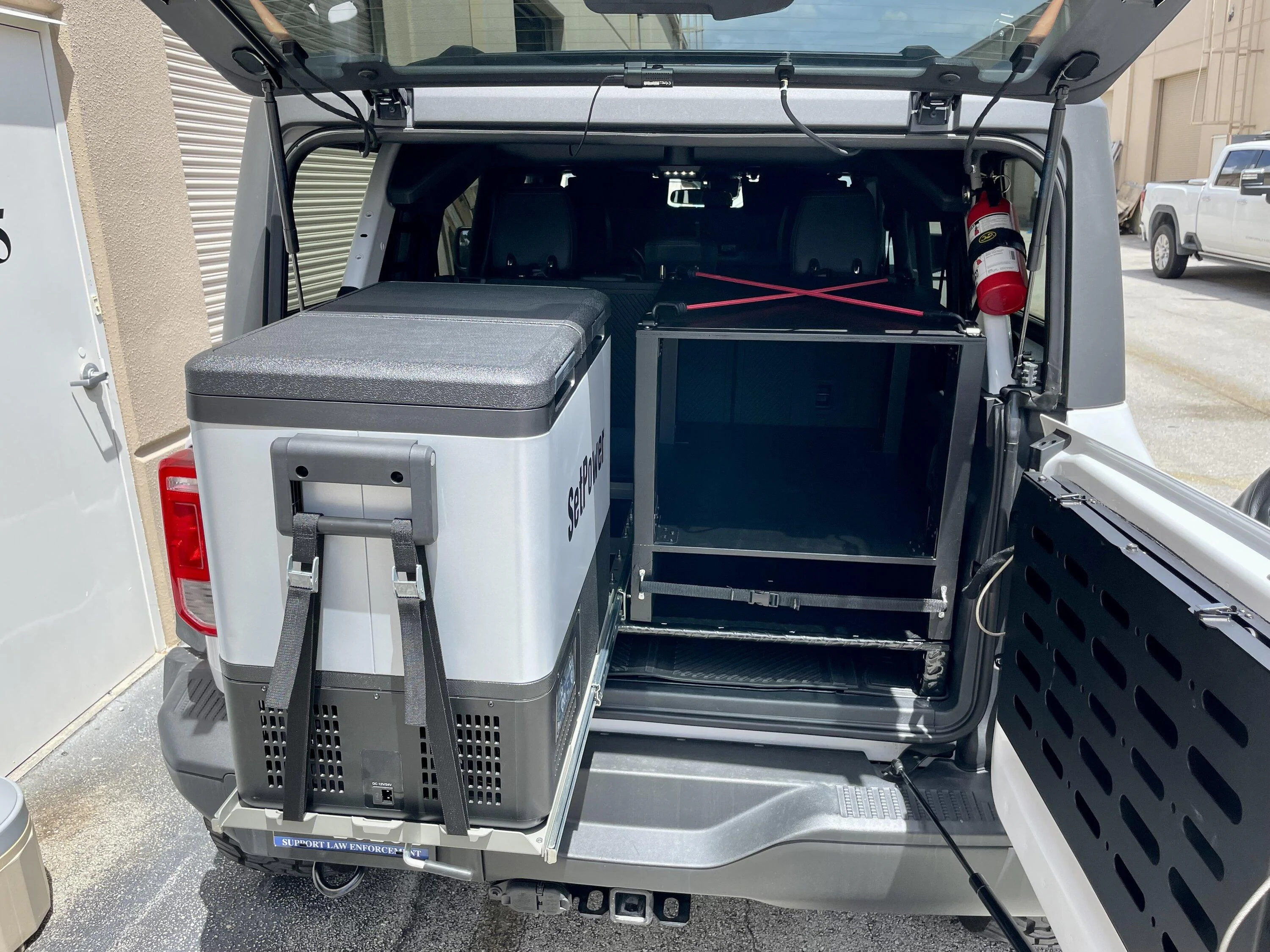 Ford Bronco My DIY Rear Cargo Platform for Fridge & Slider IMG_6940