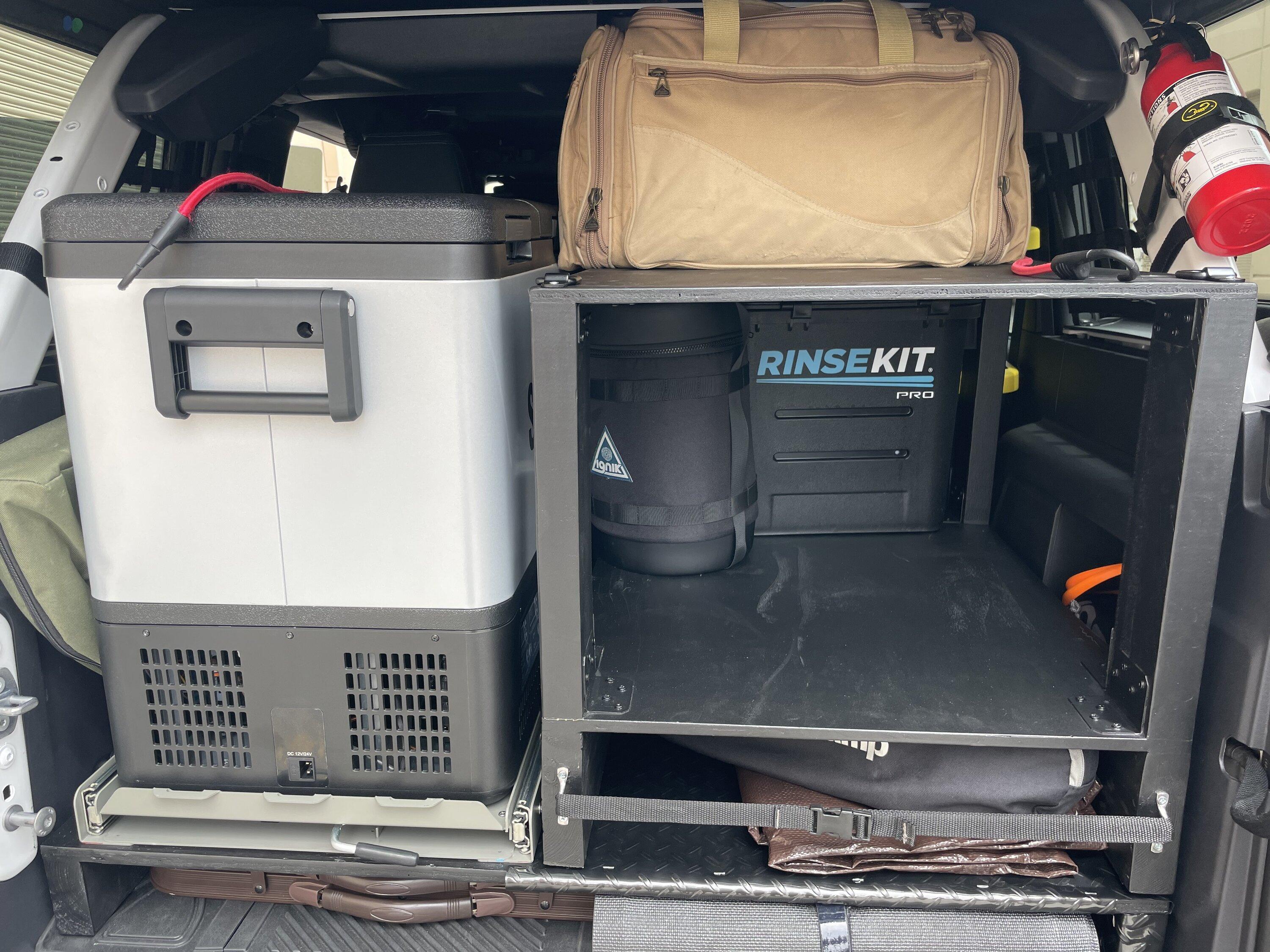 Ford Bronco My DIY Rear Cargo Platform for Fridge & Slider IMG_6948