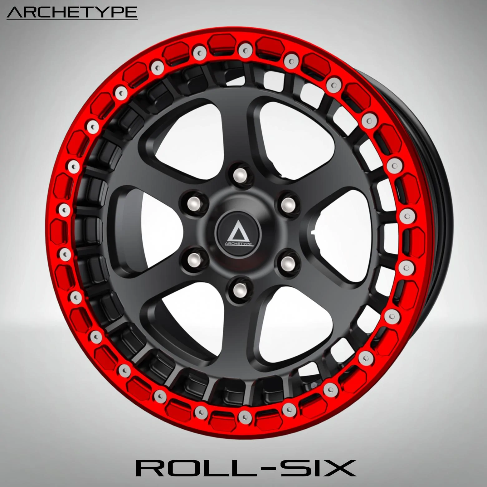 Ford Bronco AR | OFF ROAD WHEEL - PRODUCT LINE archetype_roll-six_gunmetal-1