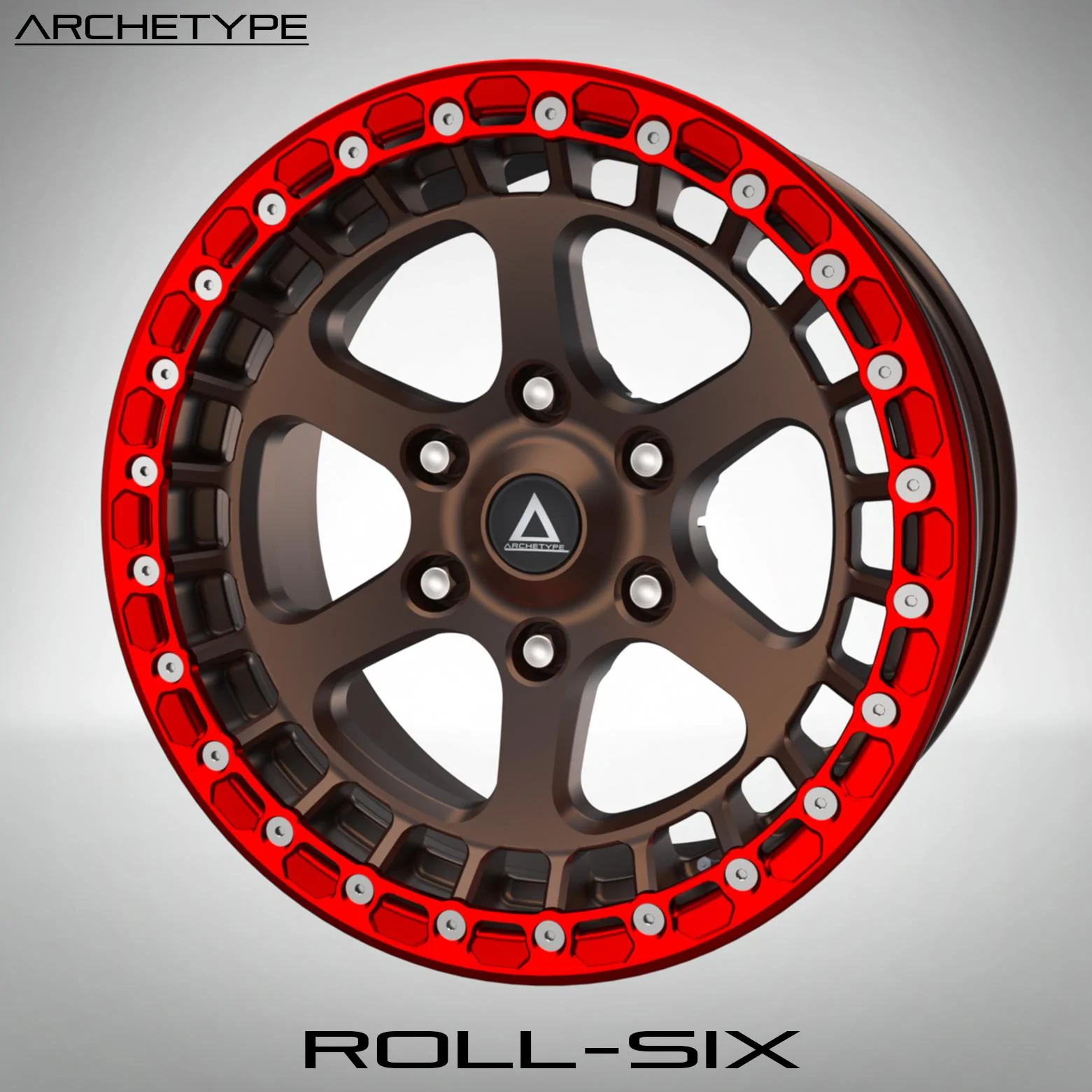 Ford Bronco AR | OFF ROAD WHEEL - PRODUCT LINE archetype_roll-six_bronze-1