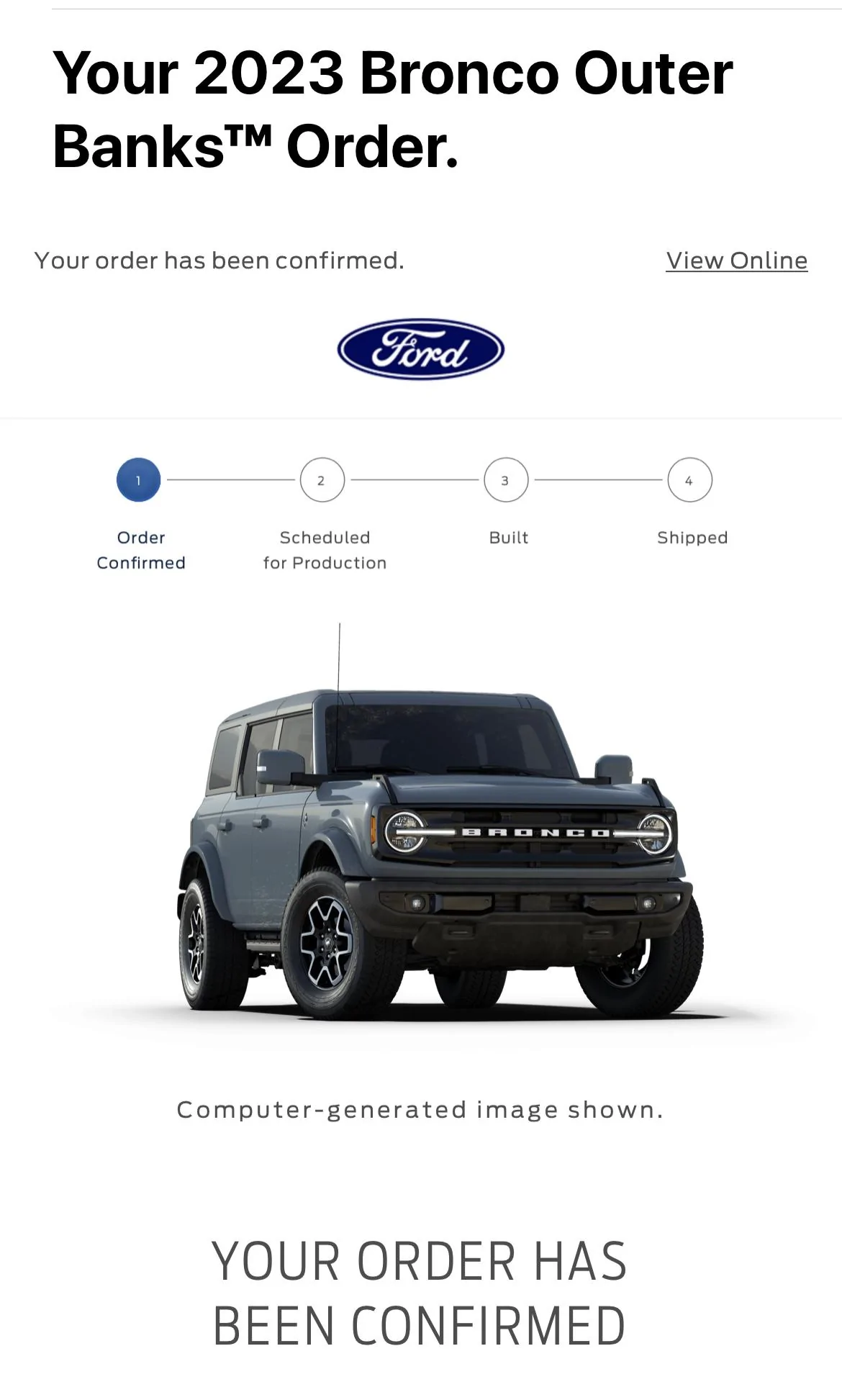 Ford Bronco 2024 bronco orders question IMG_1162