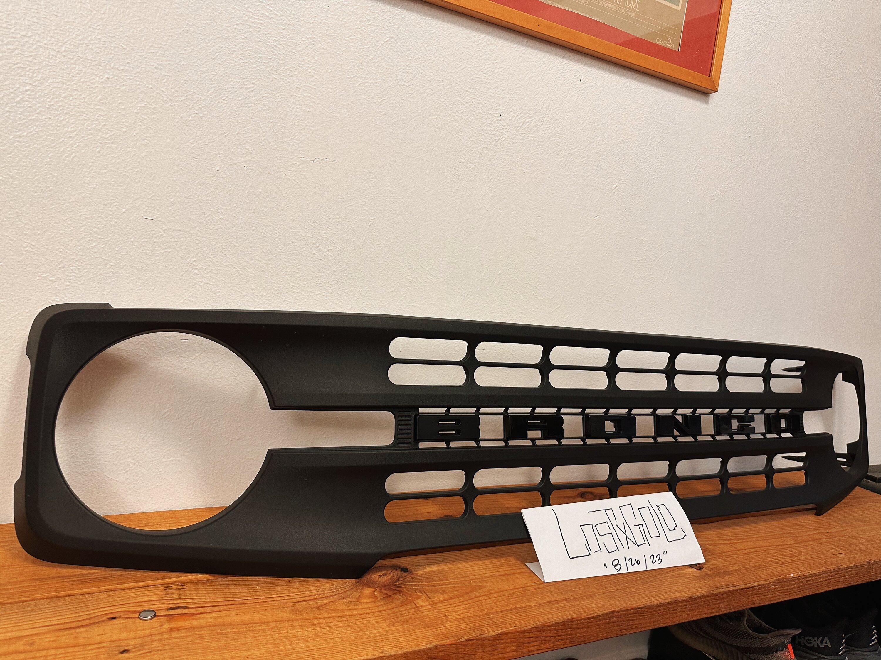 Ford Bronco BRONCO GRILLE ($250) (BASE MODEL) 238C9CAC-2380-49D3-A18C-AAF92EBEBFCE
