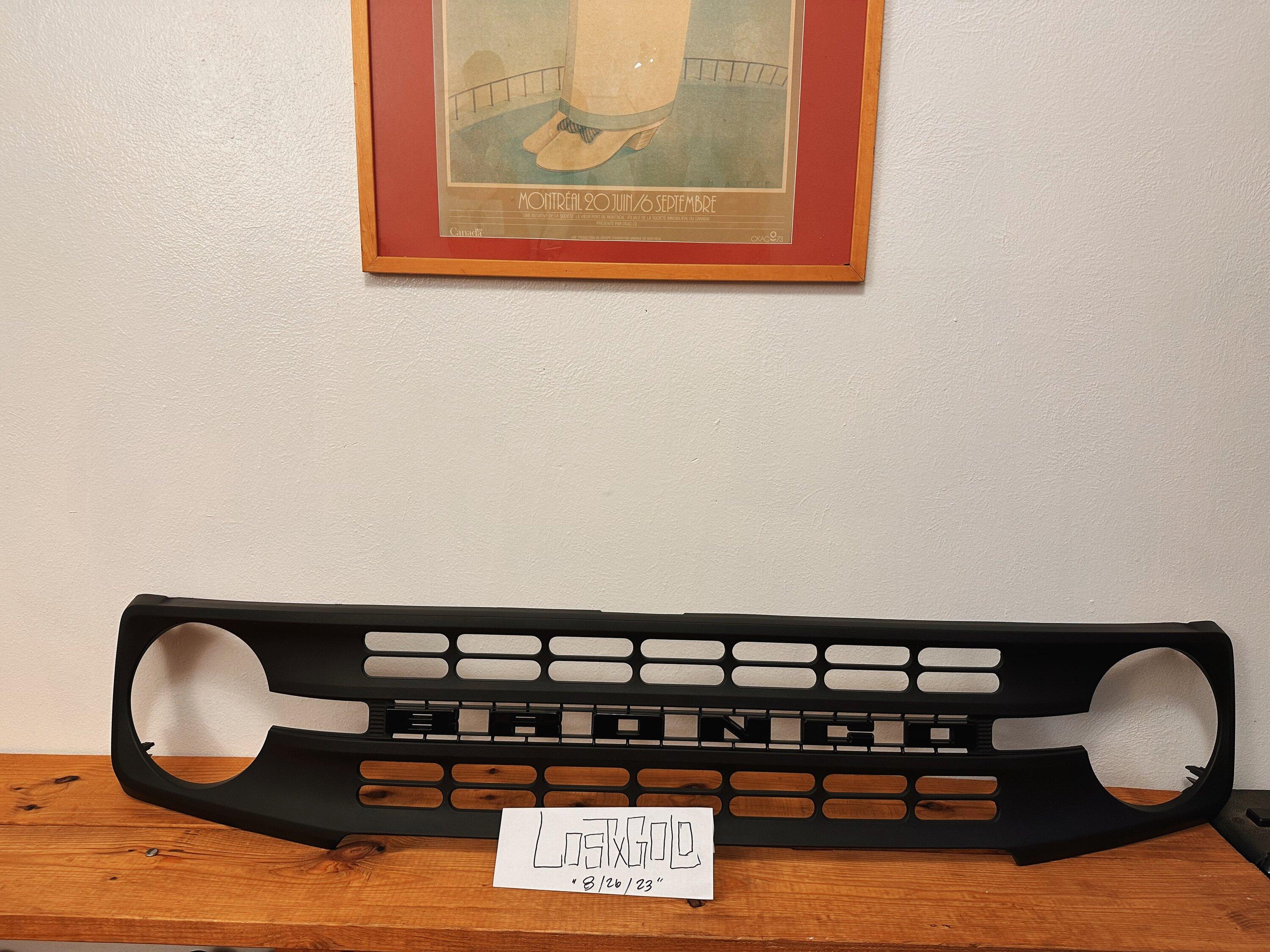 Ford Bronco BRONCO GRILLE ($250) (BASE MODEL) C38CC2B1-A371-42DA-9DFD-7D984A32B474