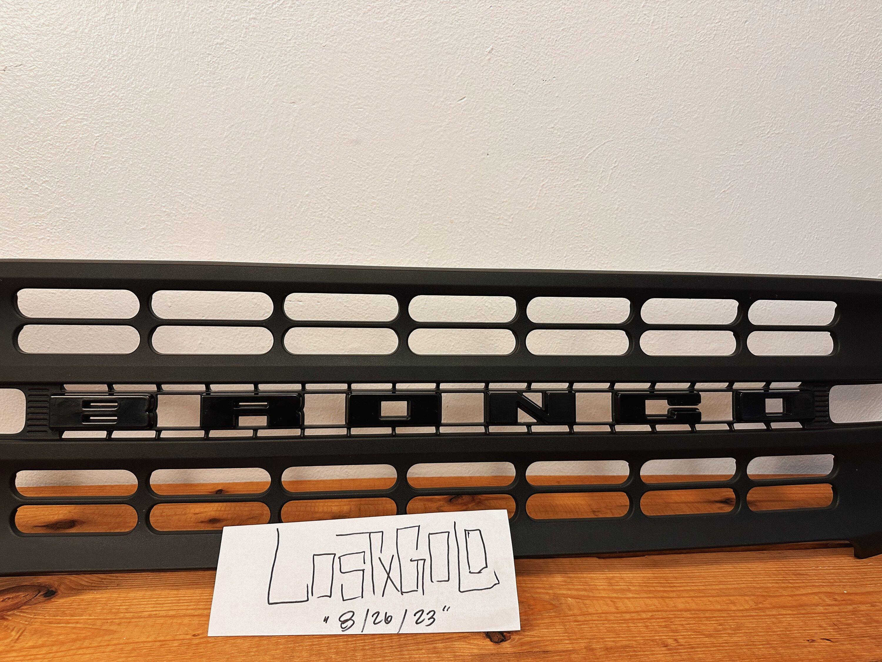 Ford Bronco BRONCO GRILLE ($250) (BASE MODEL) E015958F-DF10-4E98-BBE4-98348D317113