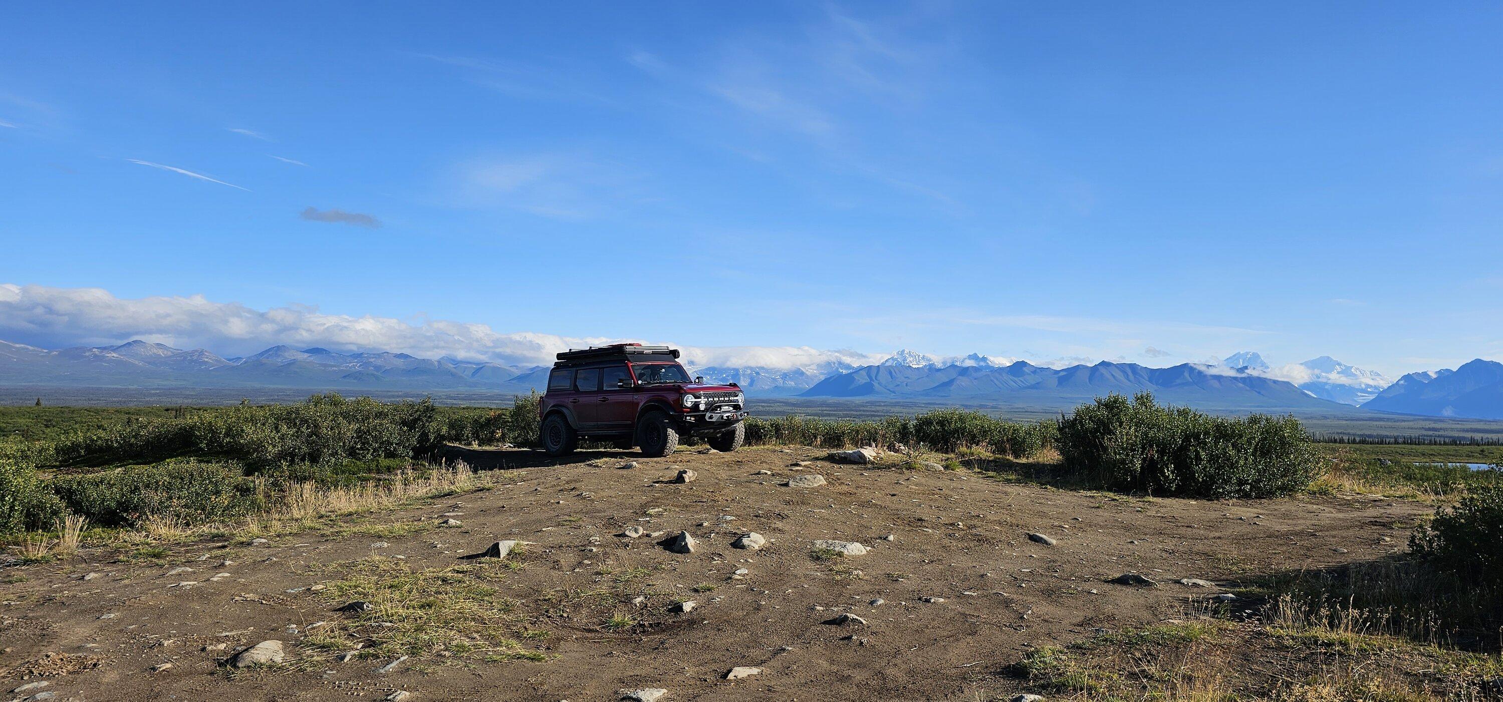 Ford Bronco Denali Highway '23 Trip 20230817_093455