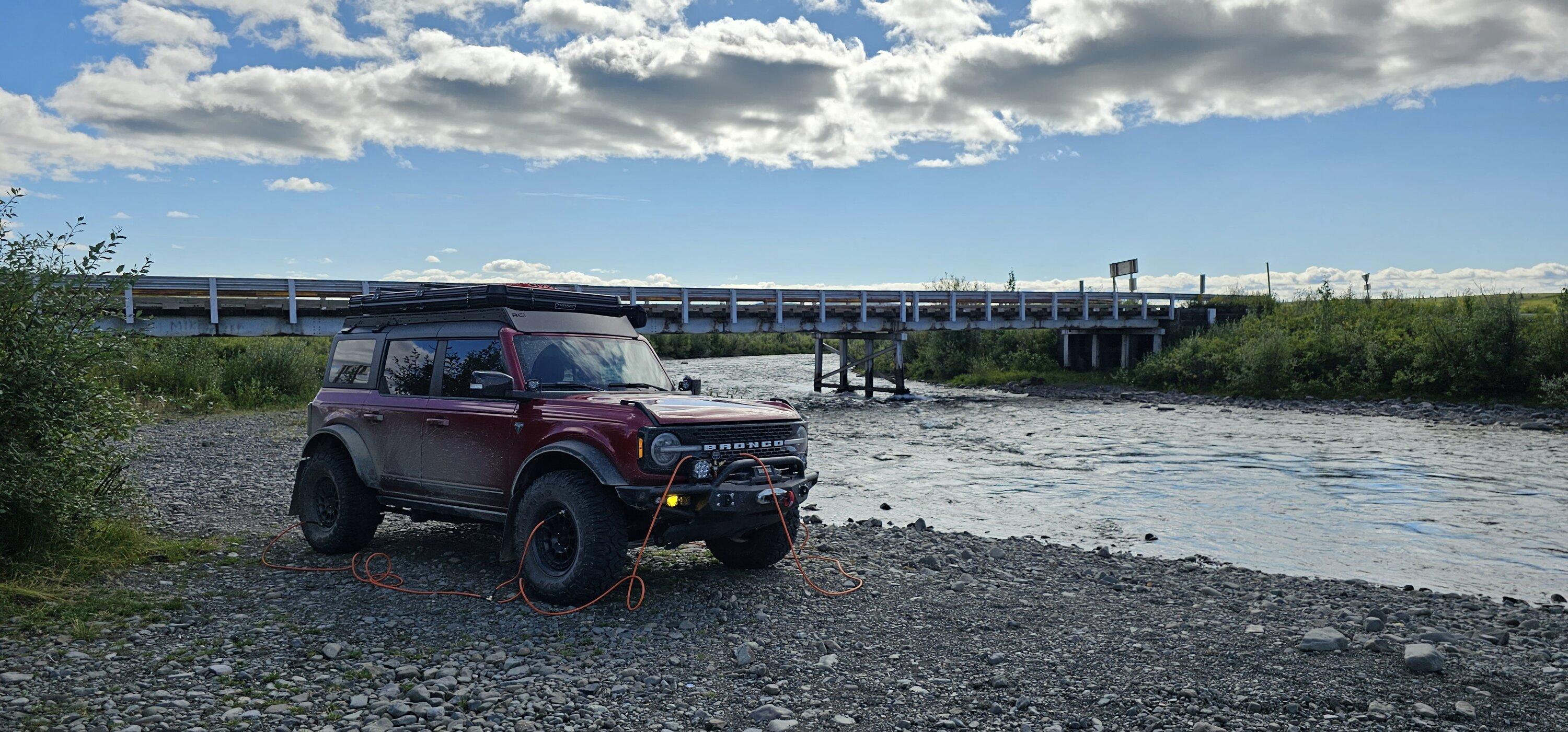 Ford Bronco Denali Highway '23 Trip 20230817_153049
