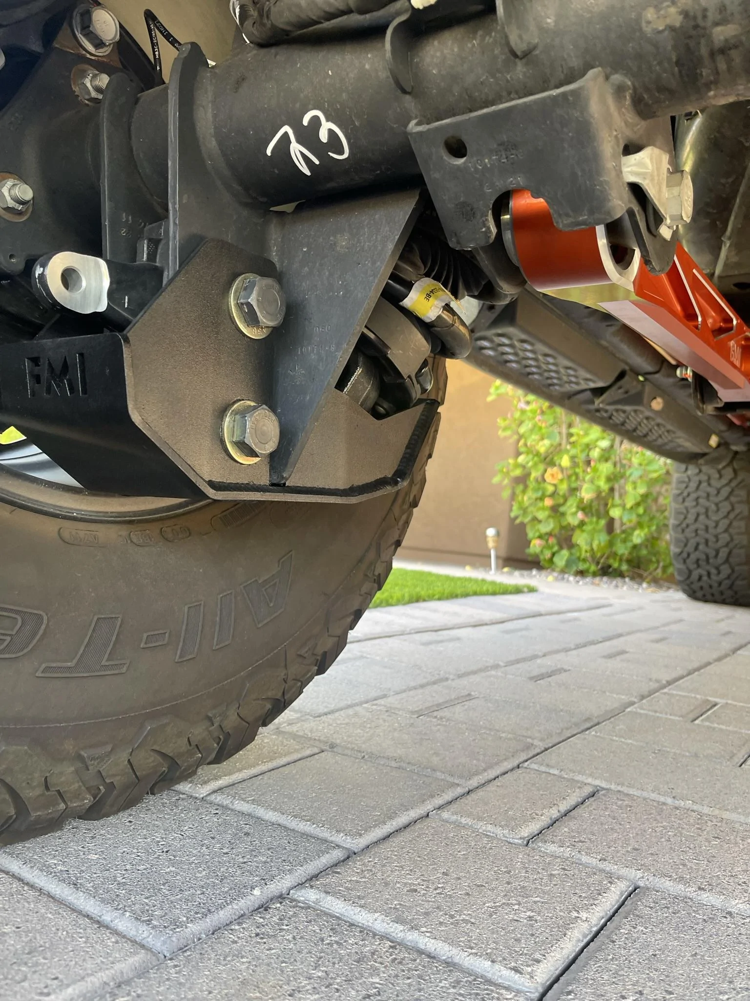 Ford Bronco Bronco Raptor Rear Shock Skid kit by Foutz Motorsports Bronco-raptor-rear-shock-skid-19