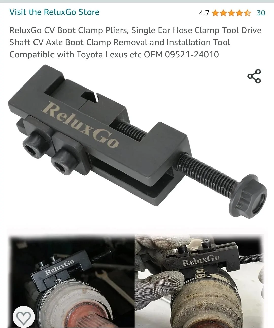 Ford Bronco Blown CV boot from the factory?? Screenshot_20230827_052430_Amazon Shopping