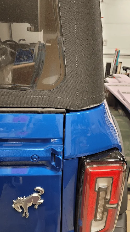 Ford Bronco Best option for fixing a paint chip (found day after delivery)? 1693147269476