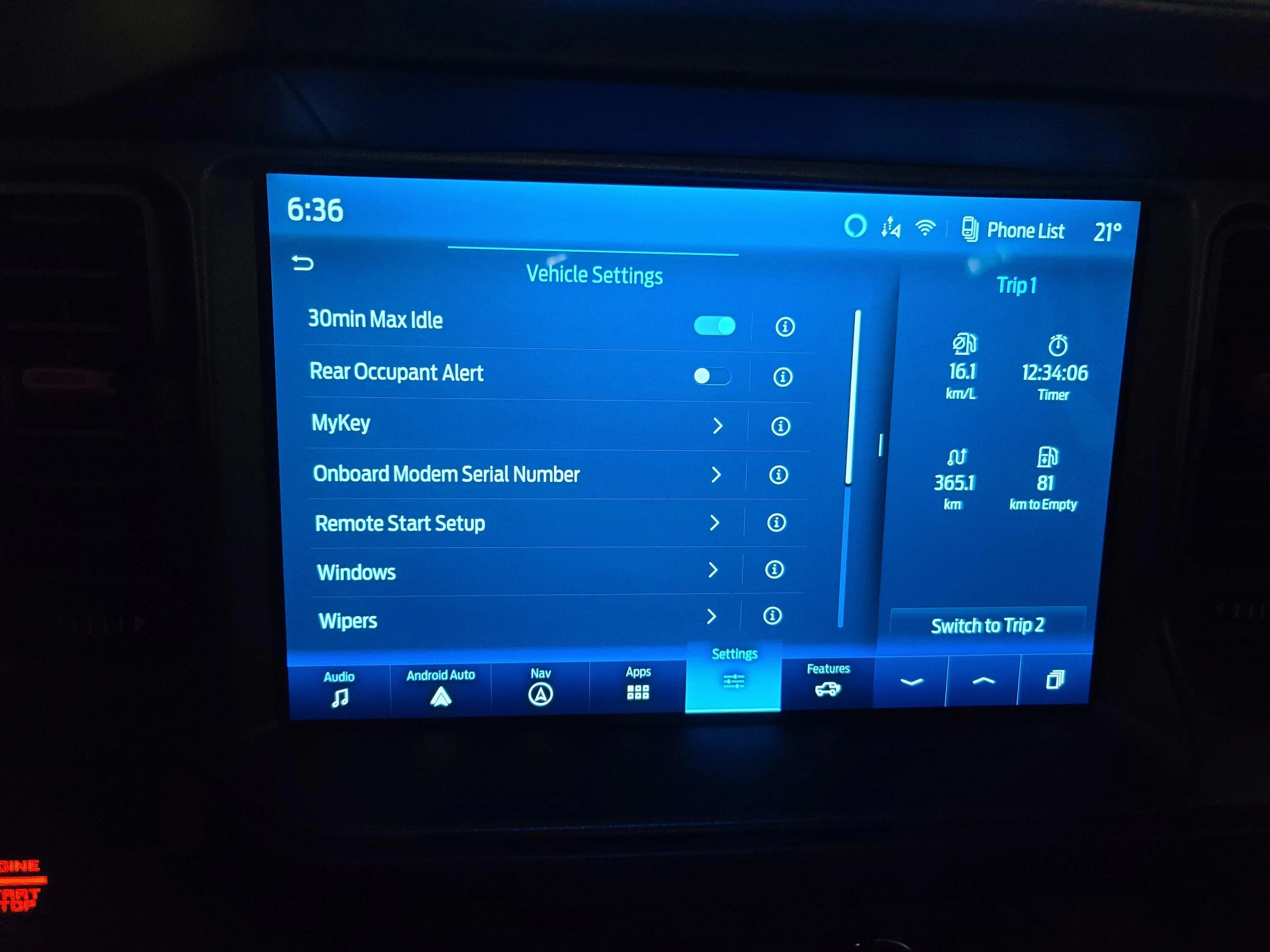 Ford Bronco Exhaust Mode on starting 20230827_183649