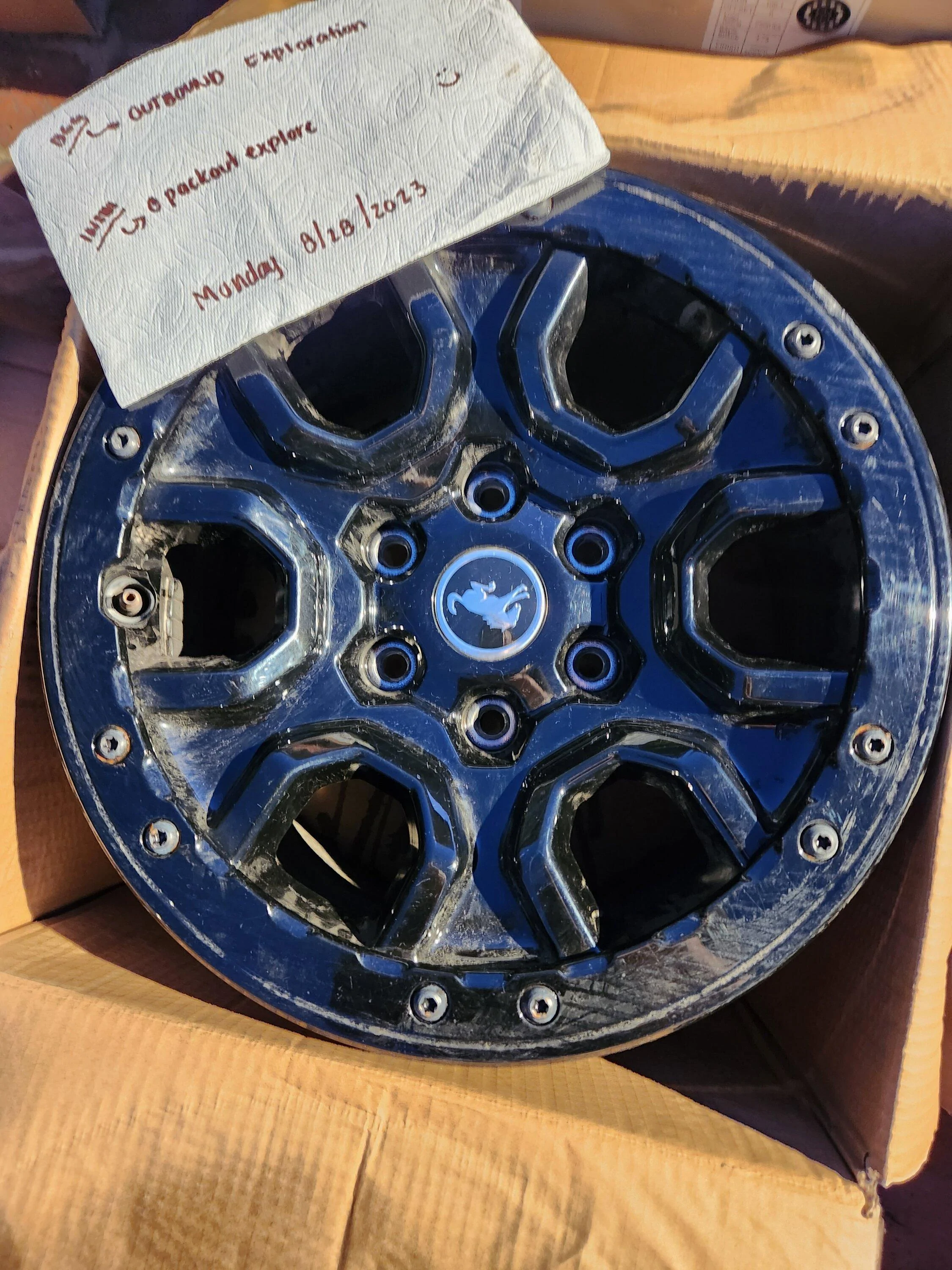 Ford Bronco Wildtrak OEM Wheels - $500 OBO 20230828_194606