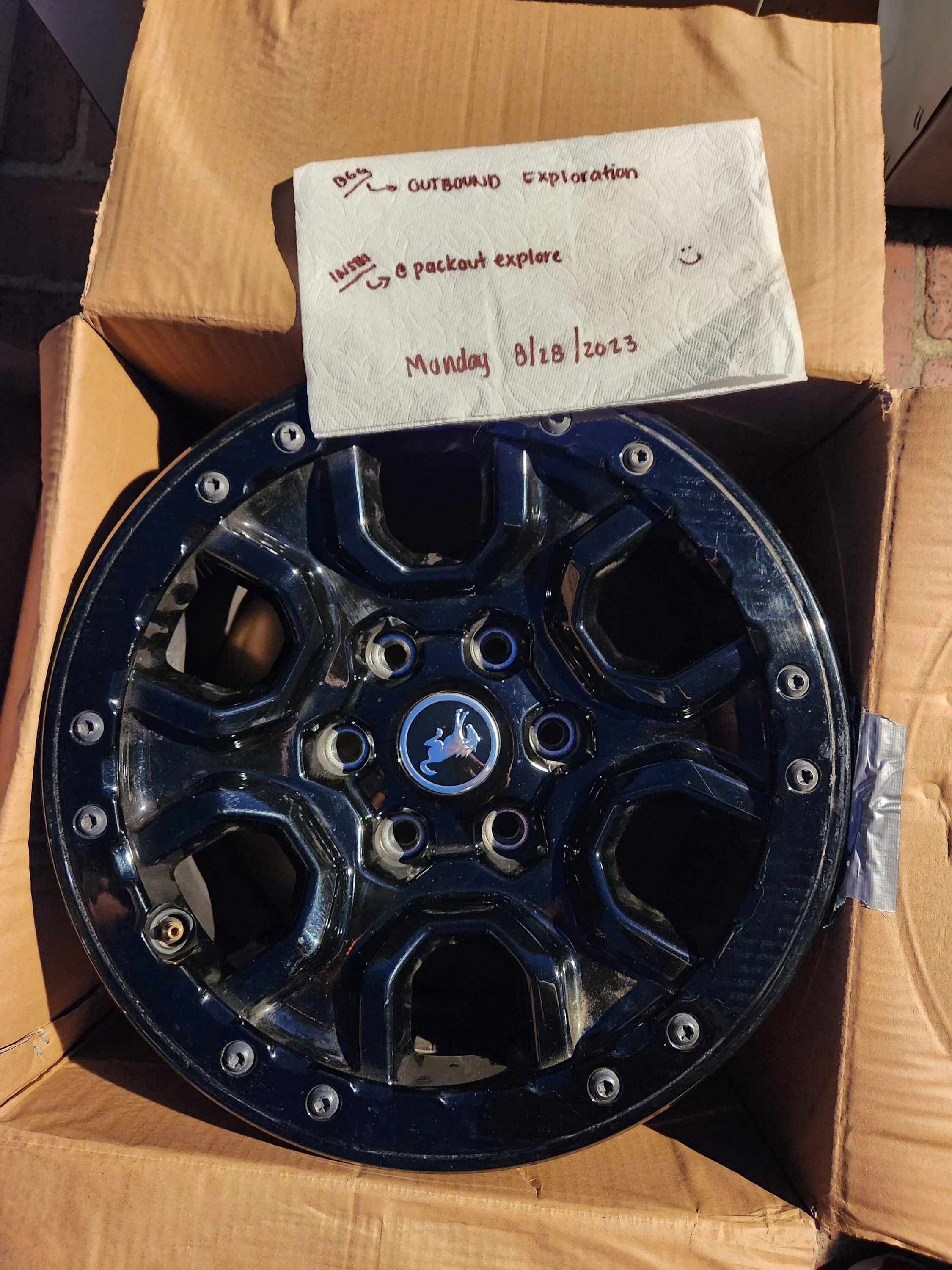 Ford Bronco Wildtrak OEM Wheels - $500 OBO 20230828_194551