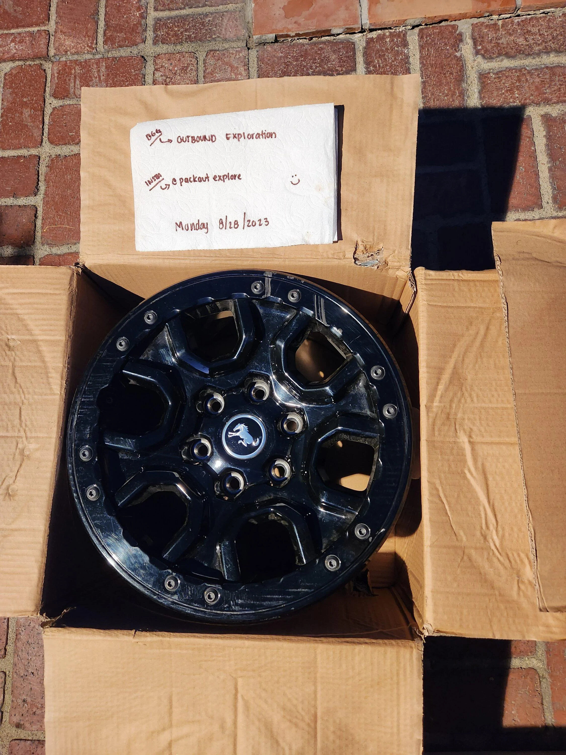 Ford Bronco Wildtrak OEM Wheels - $500 OBO 20230828_194532
